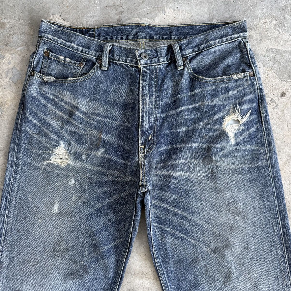 Levi's Vintage Clothing W36x33 Vintage Levi's 502 Faded Denim Jean Pants Size US 36 / EU 52 - 3 Thumbnail