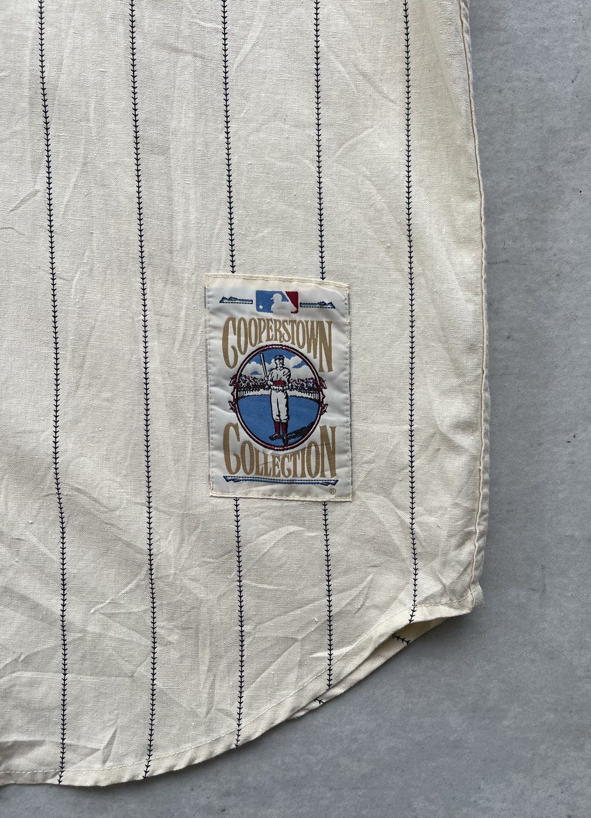 Cooperstown Collection 🔥Vintage 90's Mirage New York Yankees Baseball Shirt Size US M / EU 48-50 / 2 - 6 Thumbnail