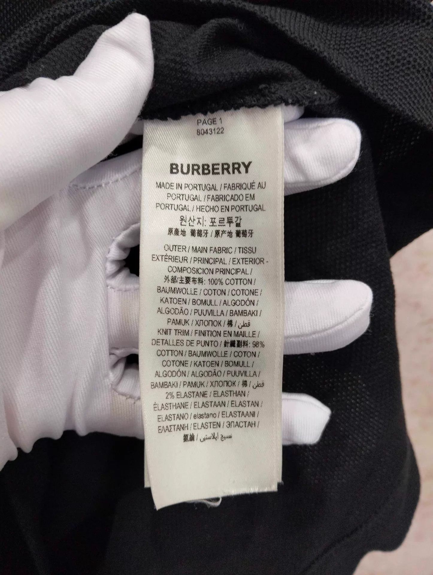 Burberry Burberry Black Short-Sleeve Polo XXL Size US XXL / EU 58 / 5 - 6 Thumbnail