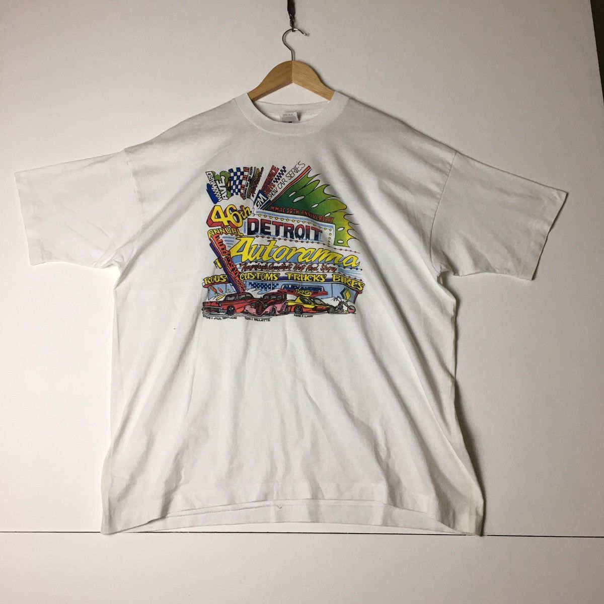 NASCAR × Vintage Vintage single Stitch 46th Detroit Autorama Size US XL / EU 56 / 4 - 2 Thumbnail