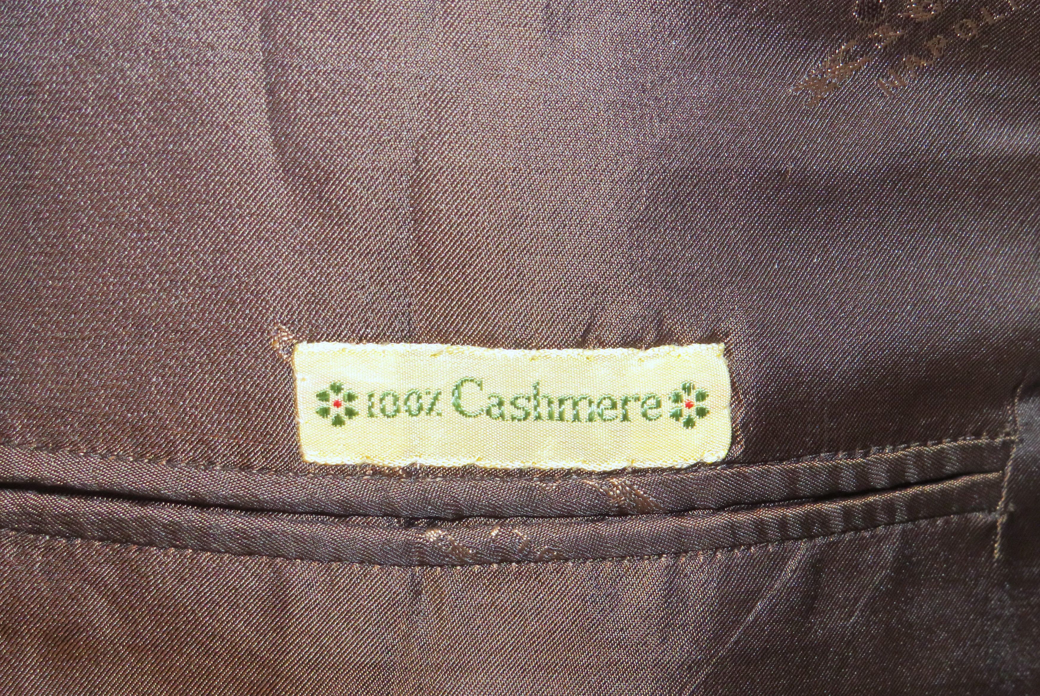 Kiton Vintage Brown Plaid 100% Cashmere Three Button Blazer 46L Size 46L - 13 Thumbnail