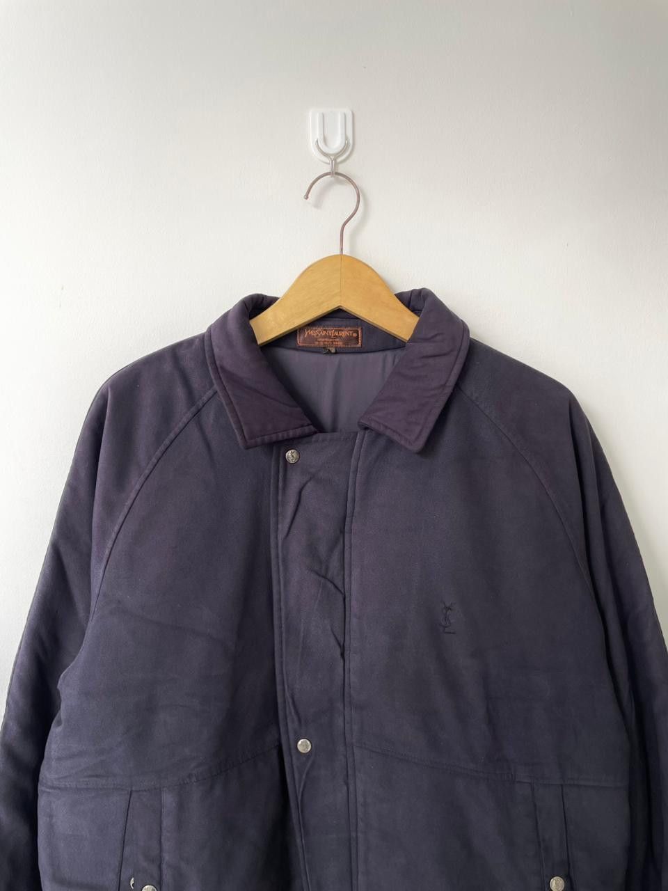 Yves Saint Laurent Vintage Yves Saint Laurent YSL SUEDE Jacket Size US L / EU 52-54 / 3 - 3 Thumbnail