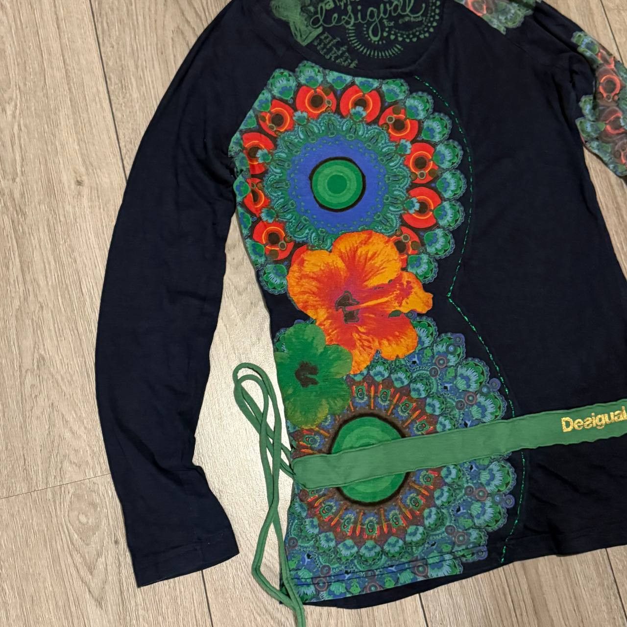Desigual desigual long sleeve t-shirt multicolor Floral Womens Size M Size M / US 6-8 / IT 42-44 - 3 Thumbnail