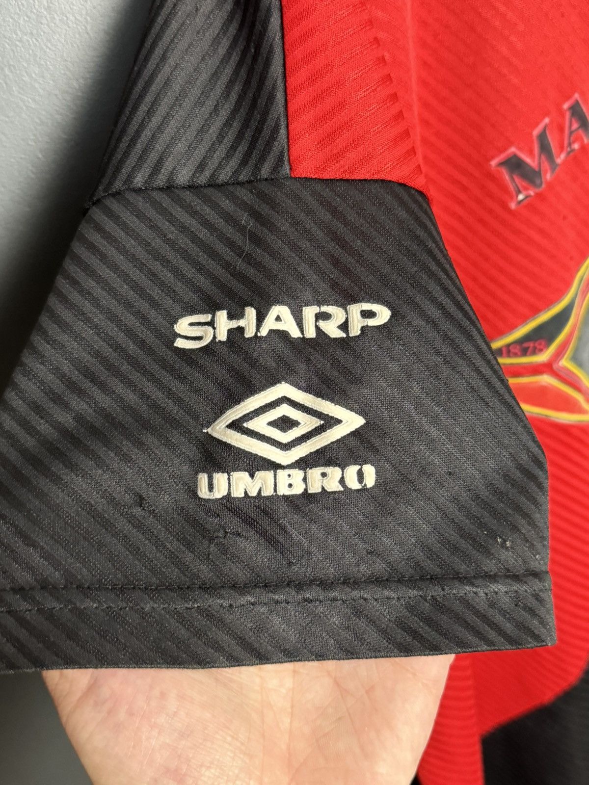 Umbro Vintage Manchester United Training Football Jersey T-Shirt Size US M / EU 48-50 / 2 - 5 Thumbnail