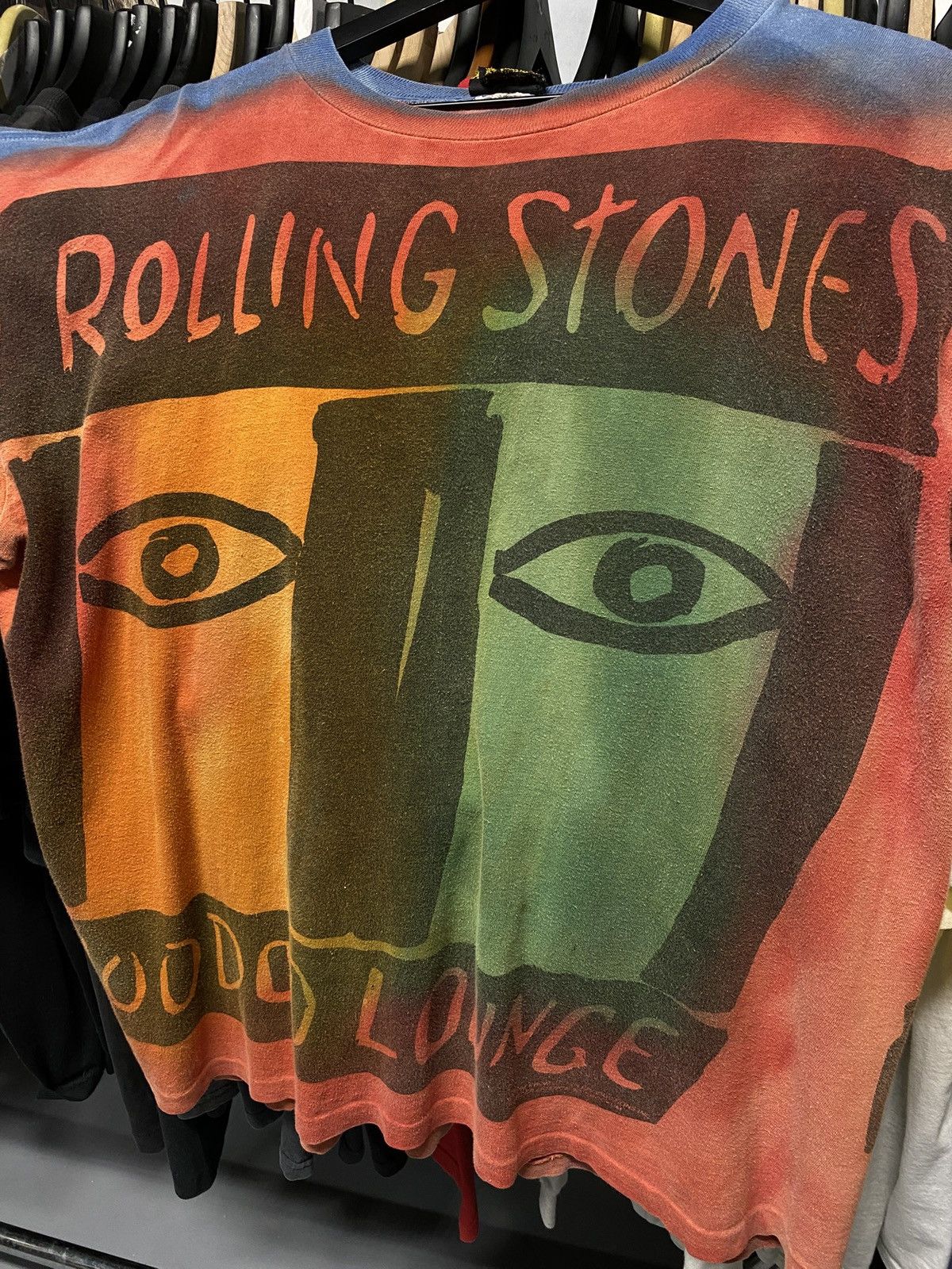 Vintage Vtg 90’s Rolling Stones Voodoo Lounge T-Shirt Tiedye Large Size US M / EU 48-50 / 2 - 8 Thumbnail