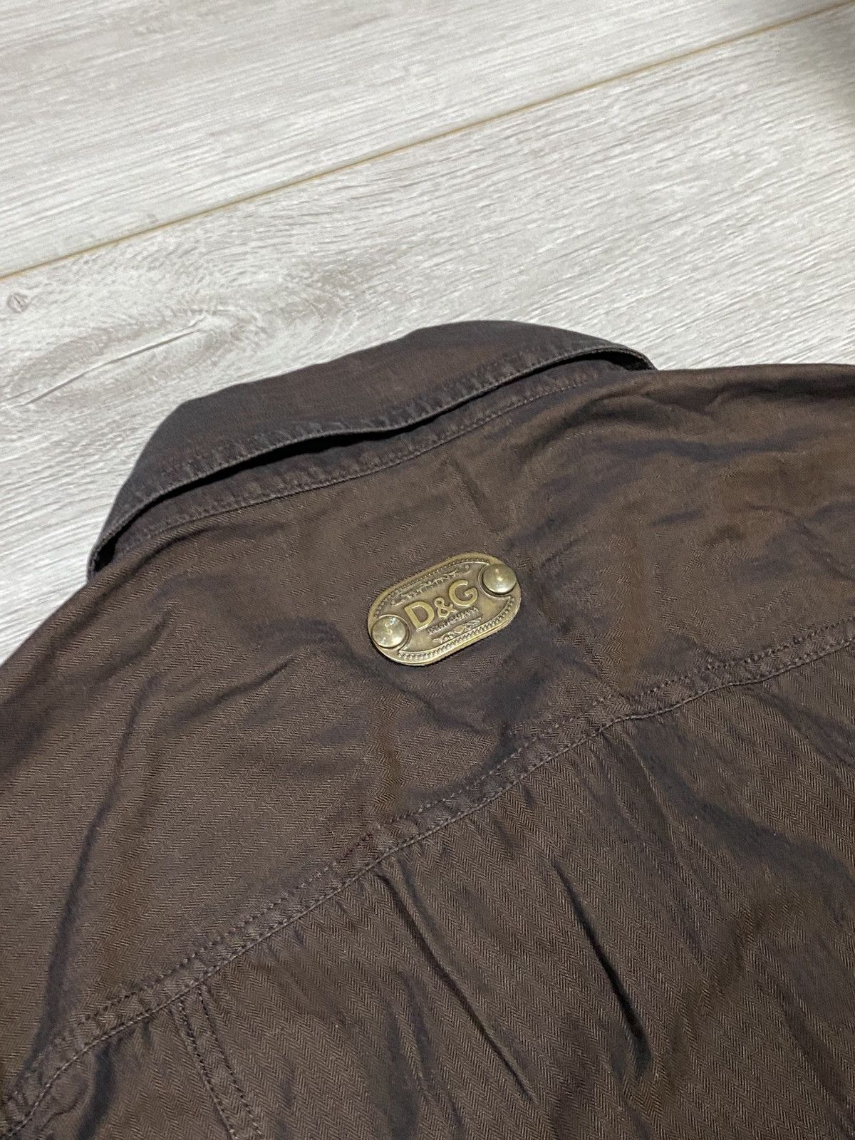 Dolce & Gabbana Dolce&Gabbana vintage zip big logo shirt Size US L / EU 52-54 / 3 - 9 Thumbnail