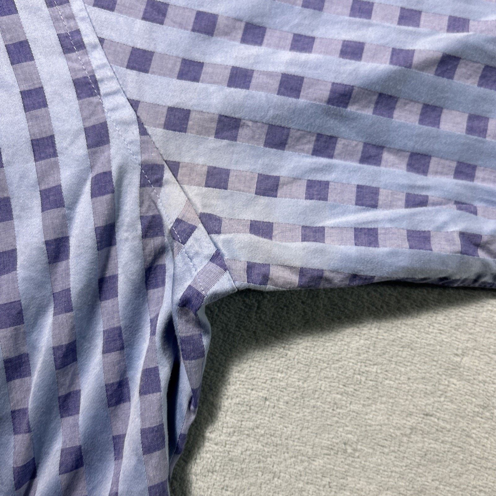 BUGATCHI Bugatchi Geometric Button Up Shirt Mens Medium Long Sleeve Size US M / EU 48-50 / 2 - 7 Thumbnail