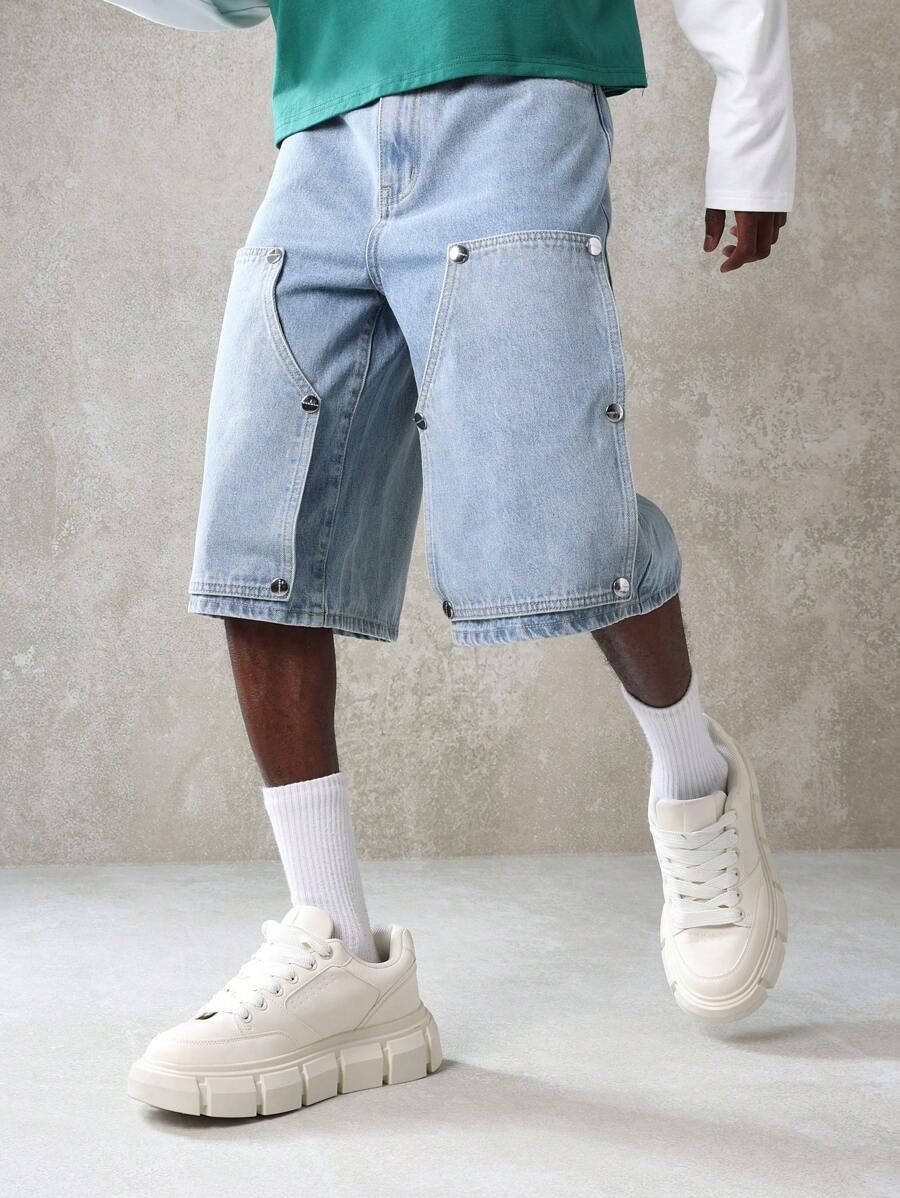 Jean Carpenter Y2k Shorts Jorts Designer Denim Size US 31 - 9 Thumbnail