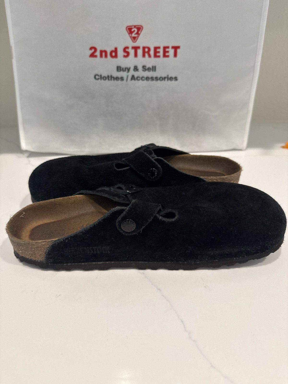 Birkenstock Birkenstock boston suede soft top - black Size US 7 / EU 40 - 5 Thumbnail