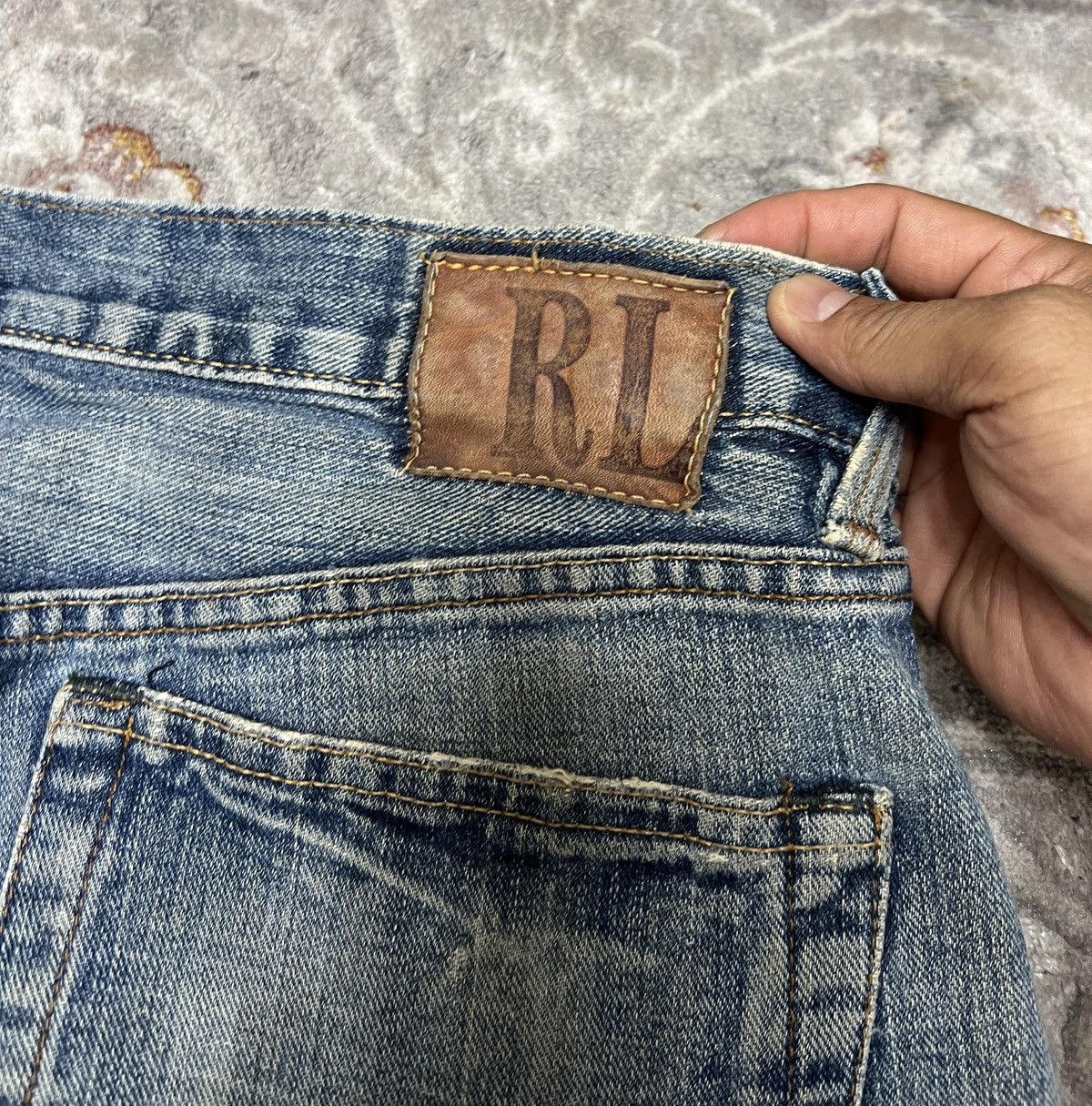 Designer × Polo Ralph Lauren POLO RALPH LAUREN THOMPSON JEANS DENIM Size US 36 / EU 52 - 13 Thumbnail