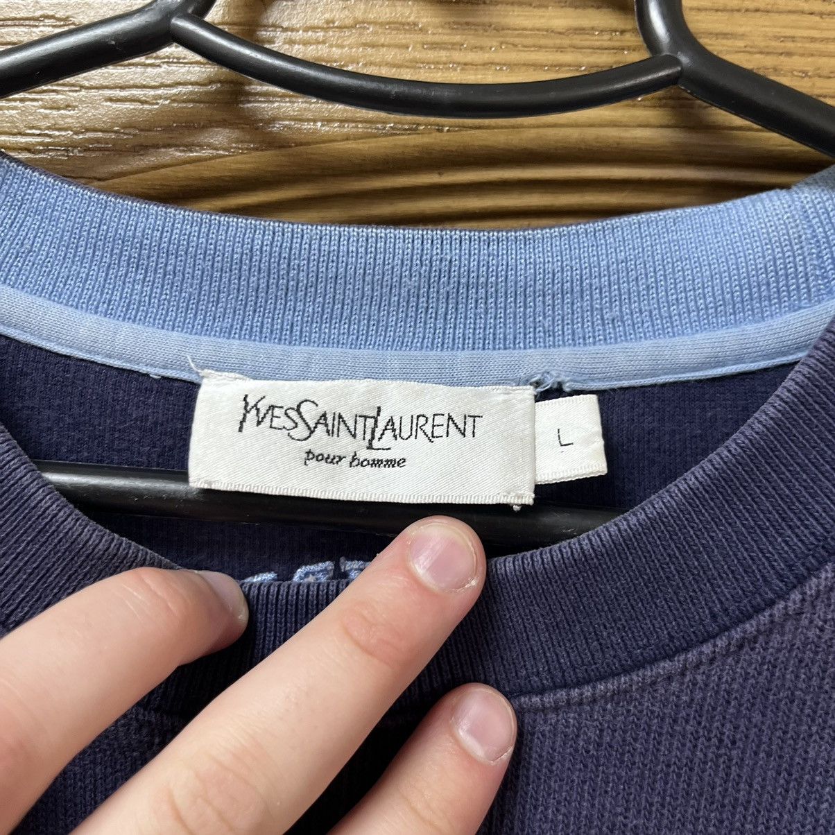 Yves Saint Laurent Vintage Yves Saint Laurent YSL Sweatshirt Size US L / EU 52-54 / 3 - 8 Thumbnail