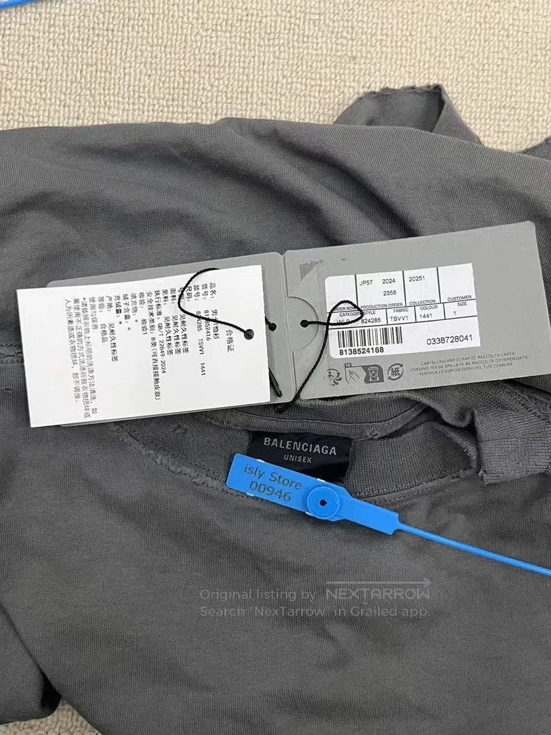 Balenciaga Balenciaga Letter Print Short Sleeve T. Size US M / EU 48-50 / 2 - 5 Thumbnail