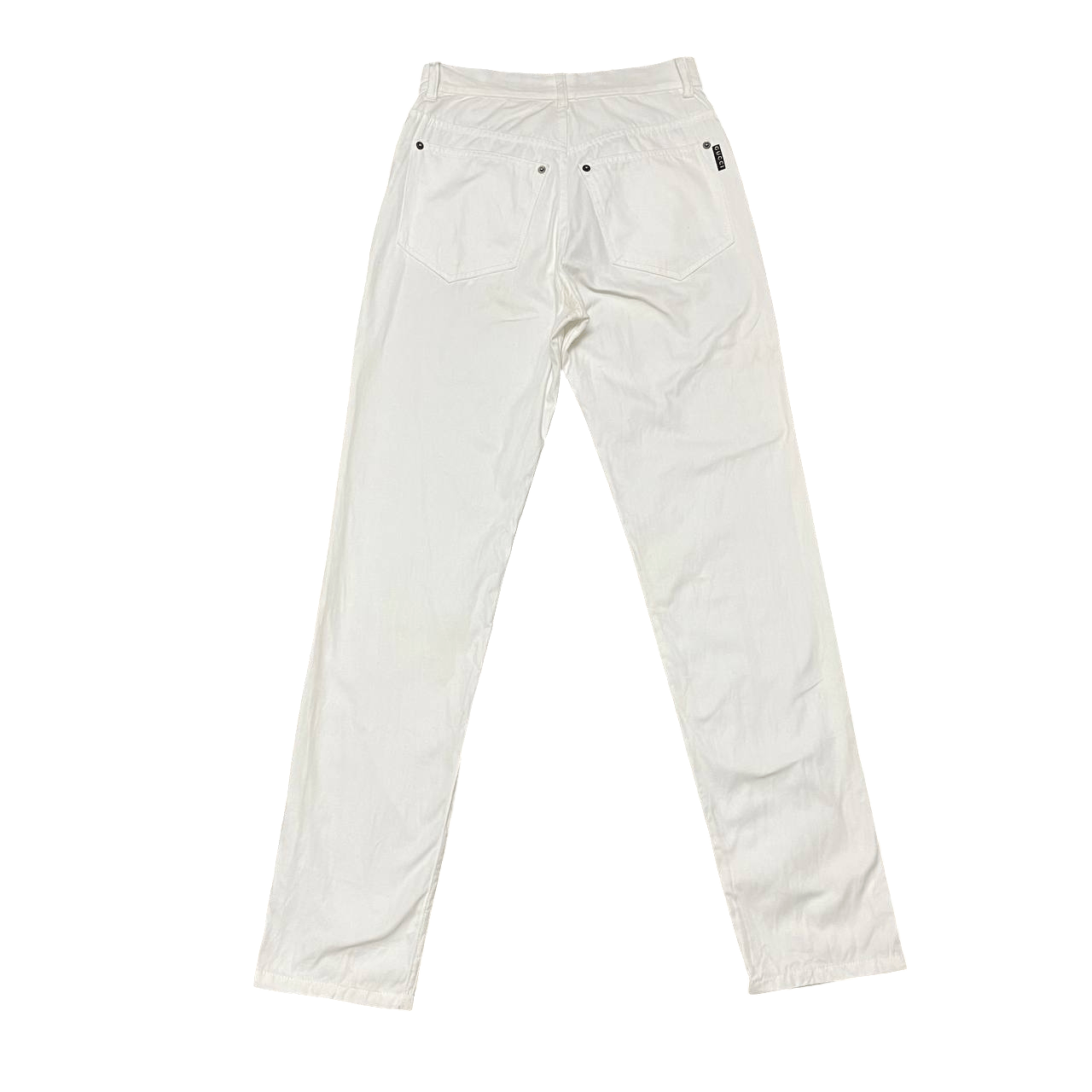 Gucci Vintage Gucci White Jeans Size US 26 / EU 42 - 12 Thumbnail