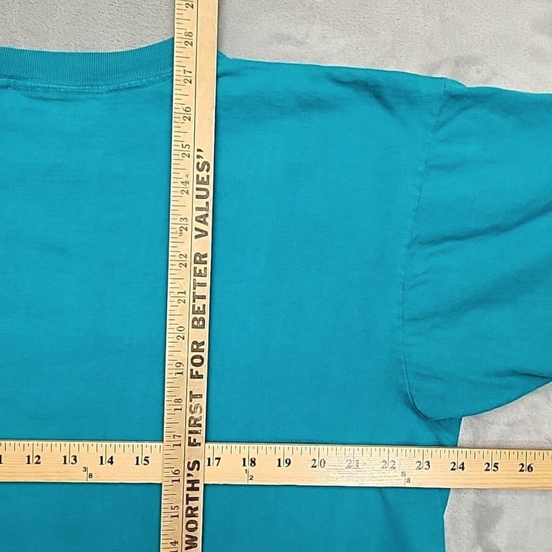 Vintage VINTAGE B.U.M. Equipment Shirt Men XL Teal Short Sleeve Crew Neck 90s Retro Size US XL / EU 56 / 4 - 7 Thumbnail