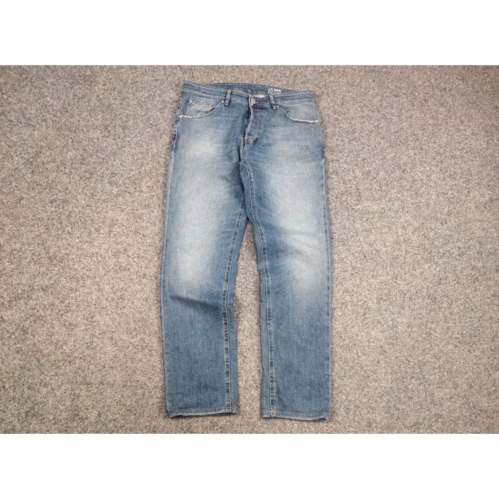 PT Torino PT Torino Jeans Ankle 33 Mens Regular Blue Denim 5-Pocket Design Casual Wear Size US 33 - 3 Thumbnail