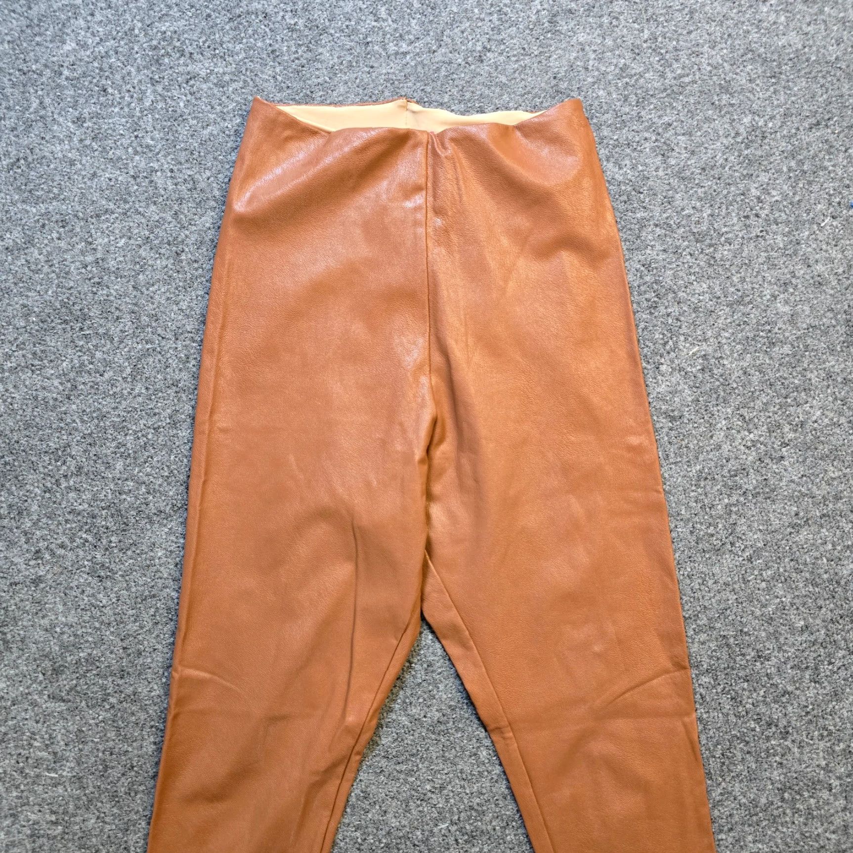 Commando Commando Pants Womens Medium Brown Vegan Leather Skinny Stretch Capsule Casual Pants Size 32" / US 10 / IT 46 - 2 Thumbnail