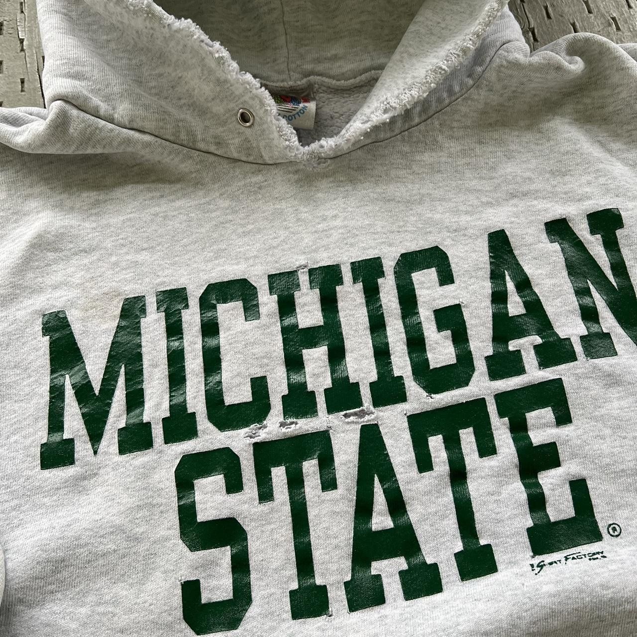 Vintage Vintage Michigan State Hooded Sweatshirt Size US L / EU 52-54 / 3 - 5 Thumbnail