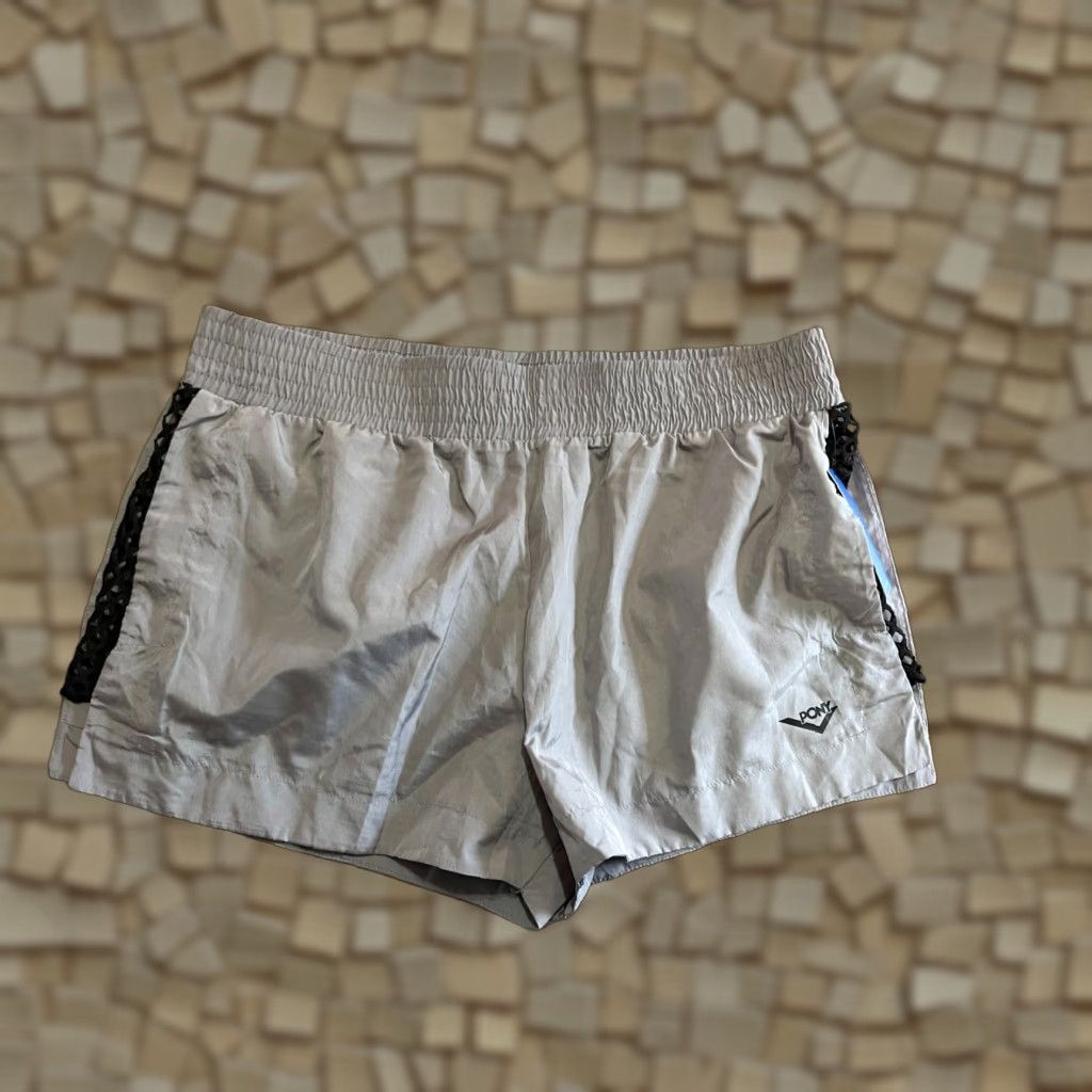 PONY PONY Shorts, Women's XL, Activewear, Pull On, Gray Black, Regular, NWT, Women Size ONE SIZE - 1 Thumbnail