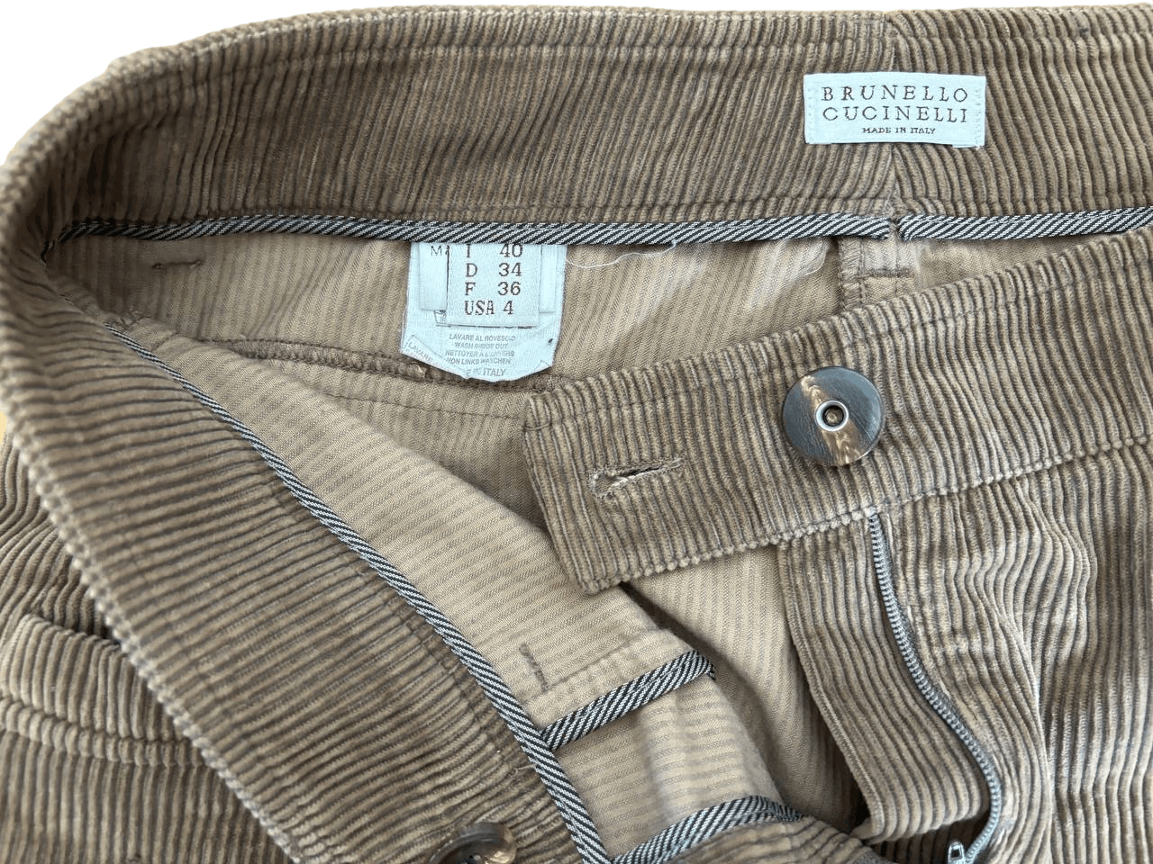 Brunello Cucinelli Brunello Cucinelli Cargo Corduroy Pants 4us Size 27" / US 4 / IT 40 - 5 Thumbnail