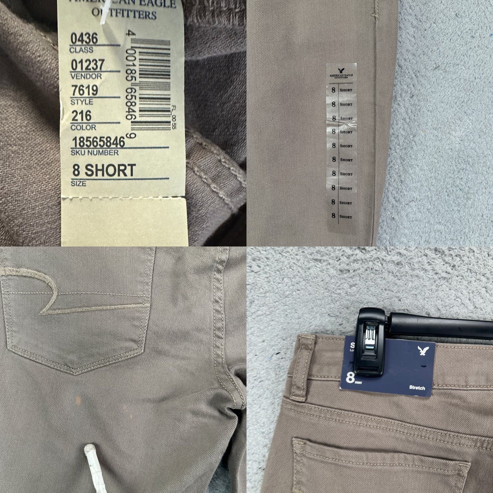 American Eagle Outfitters American Eagle Outfitters Womens Skinny Jeans 8 Tan Straight Stretch Denim NEW Women's Jeans 8 Tan Stretch Denim Slim Straight Inseam 30 Size 30" / US 8 / IT 44 - 8 Thumbnail