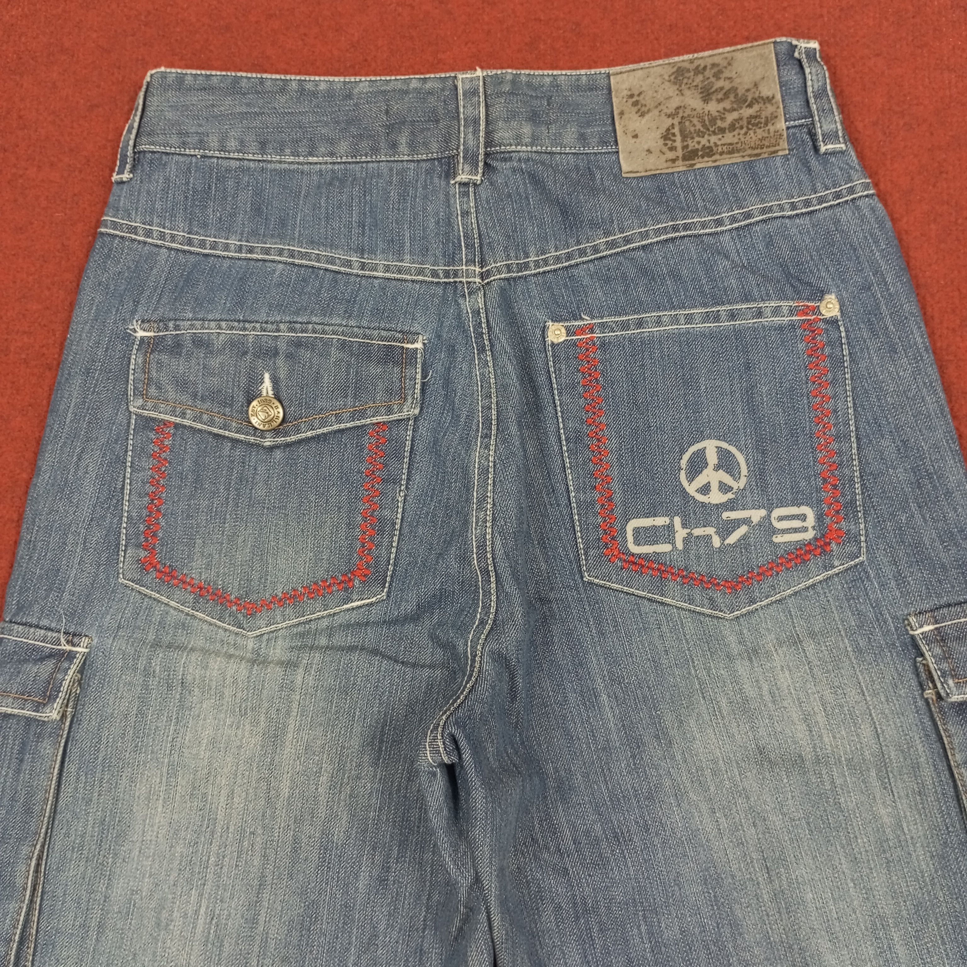 Karl Kani Karl Kani Cargo Style Streetwear Jeans Size US 27 - 5 Thumbnail