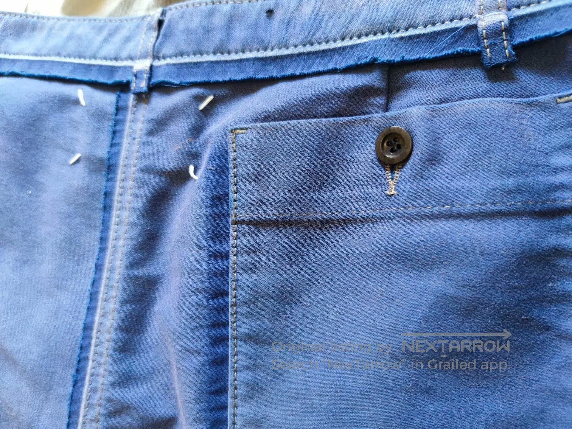 Maison Margiela Maison Margiela Distressed Blue Purple Shorts. Size US 30 / EU 46 - 5 Thumbnail