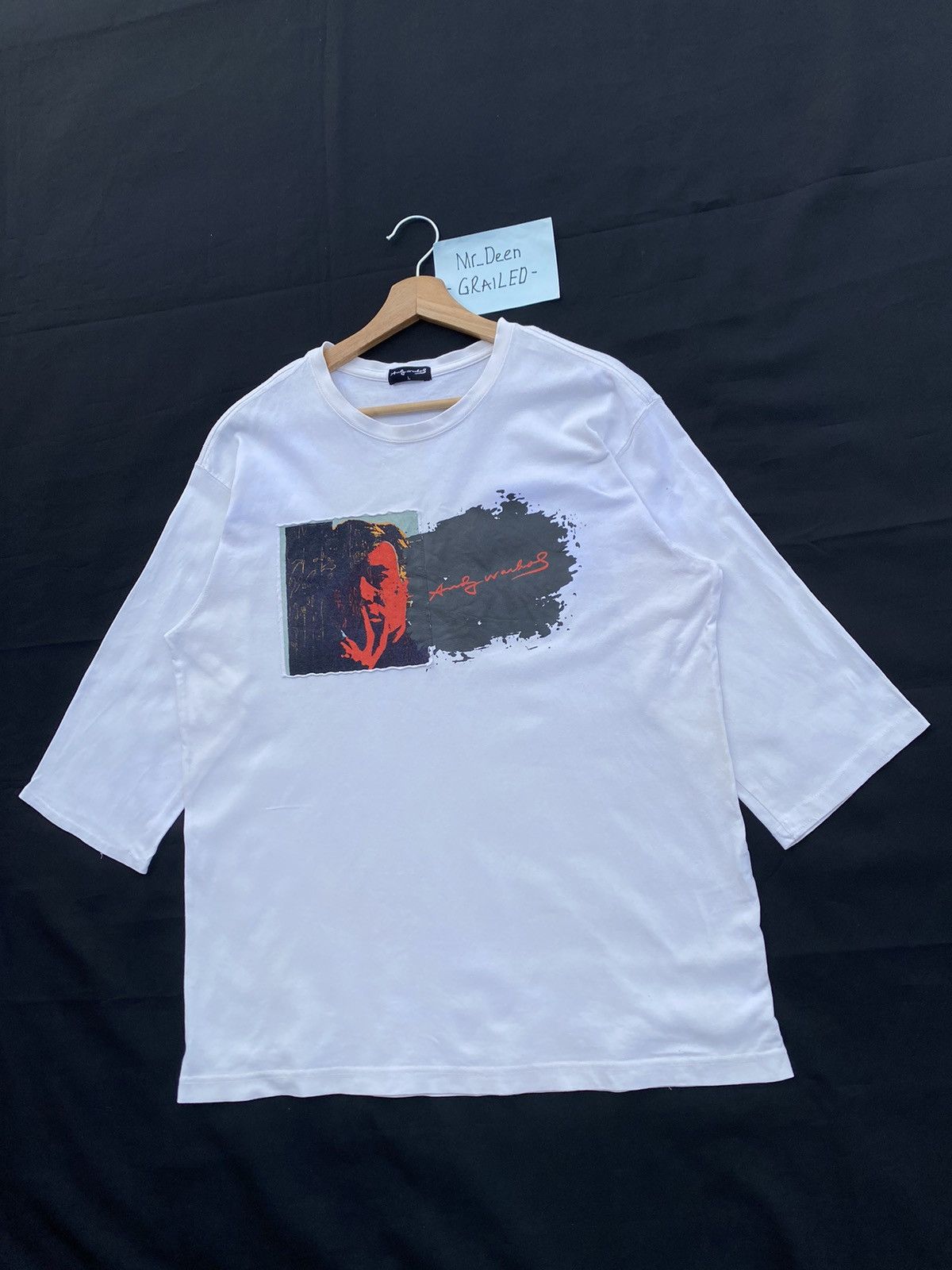 Andy Warhol Rare Vintage Andy Warhol 3/4 Sleeves Shirt Size US L / EU 52-54 / 3 - 5 Thumbnail
