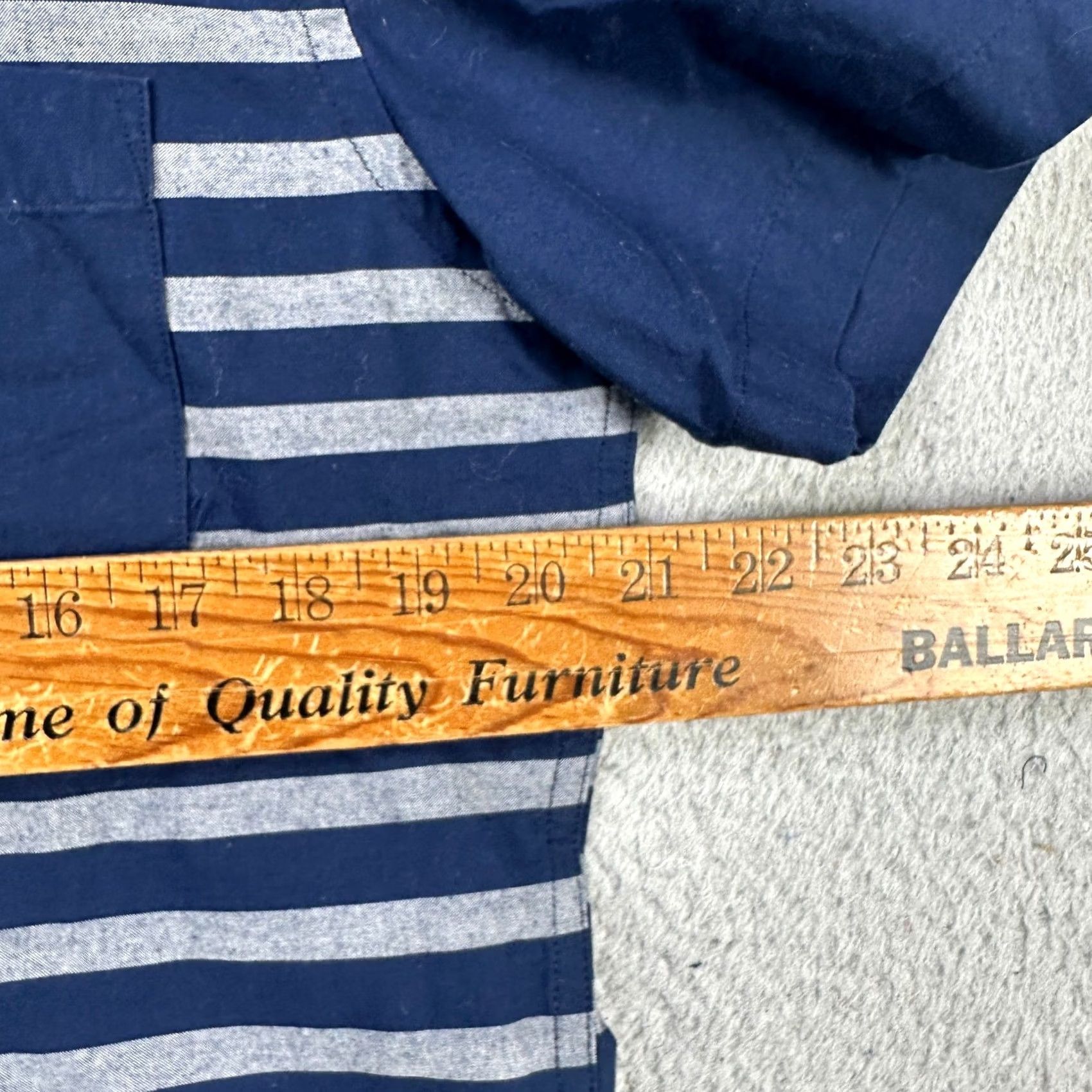 Banana Republic VINTAGE? No — Banana Republic Polo Shirt Mens Medium Blue Stripe Rugby Pocket Short Sleeve NEW Size US M / EU 48-50 / 2 - 7 Thumbnail
