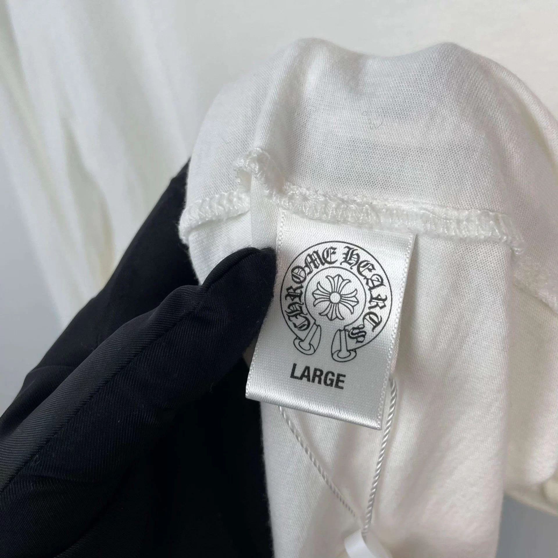 Chrome Hearts Chrome Hearts White Longsleeve Tee Size US L / EU 52-54 / 3 - 5 Thumbnail