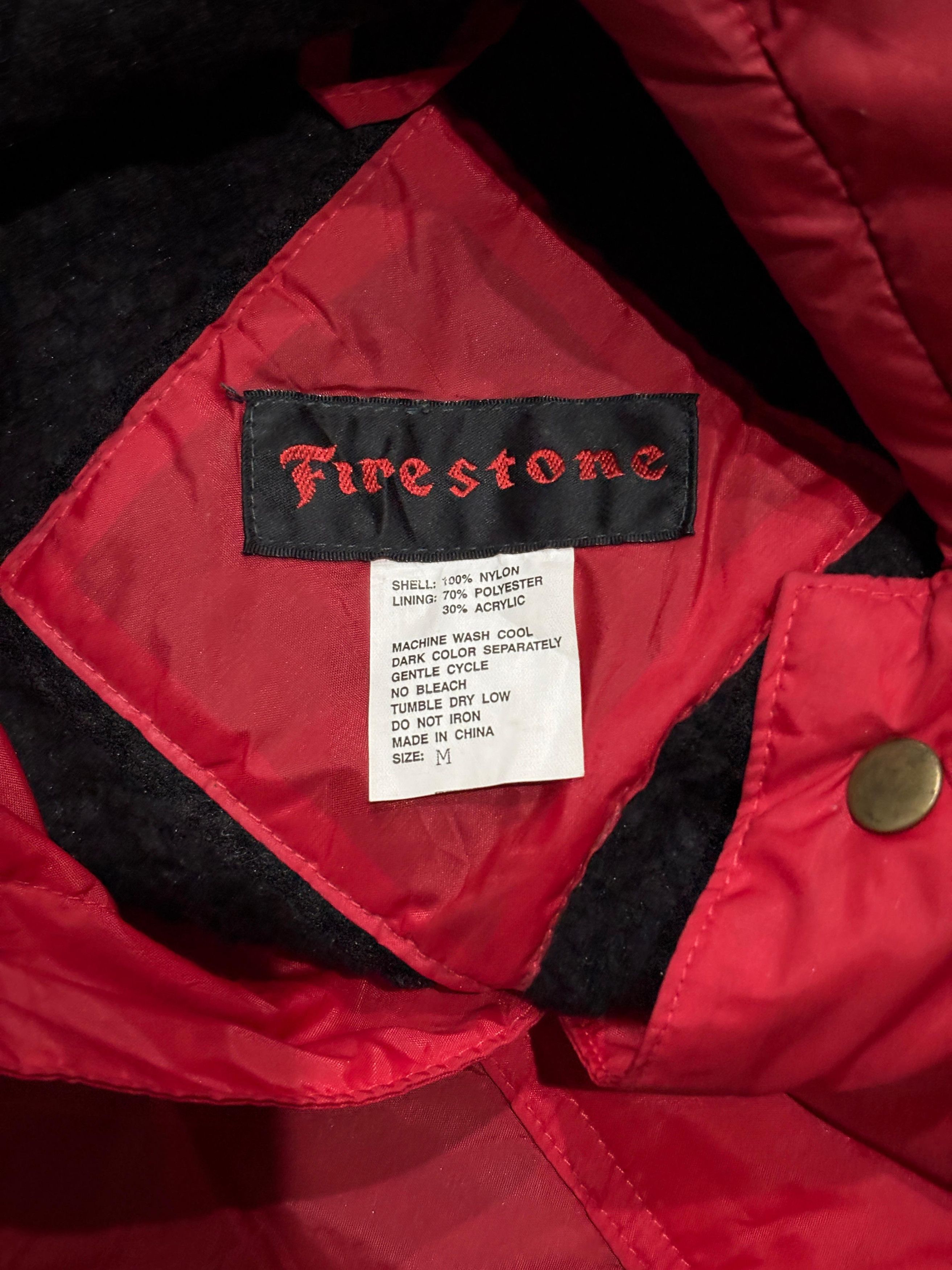 Formula 1 × Gear for Sports × Sports Specialties Firestone Hooded Long Red Fleece Lined Windbreaker Jacket Size US M / EU 48-50 / 2 - 6 Thumbnail