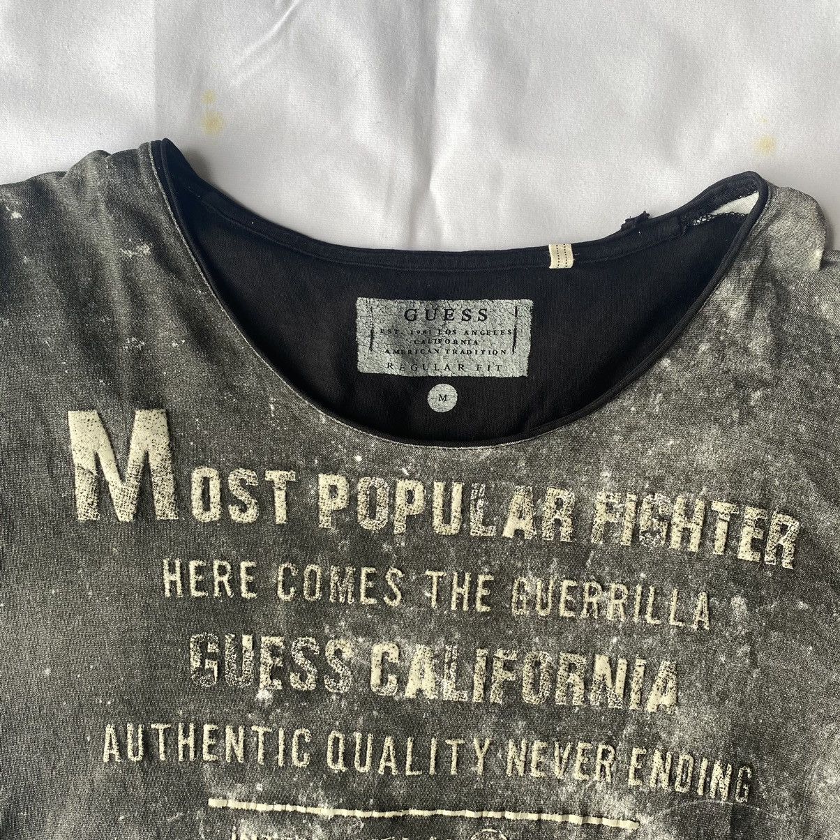 Guess × Japanese Brand GUE$$ California Poem Raw Stitches Tees Size US M / EU 48-50 / 2 - 6 Thumbnail