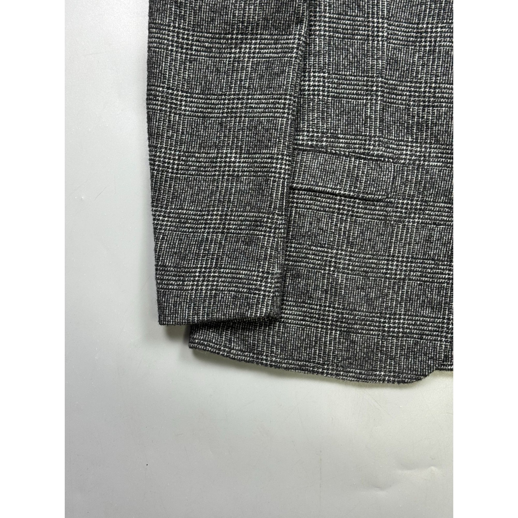 Allsaints AllSaints Soft Tweed Two Button Gray Blazer (Y1279) Size 44R - 2 Thumbnail