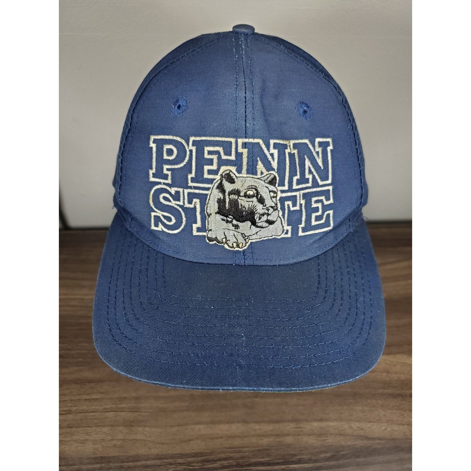 NCAA × Vintage 90s Penn State Spellout Hat Snapback Cap NCAA Football PSU Size ONE SIZE - 2 Thumbnail