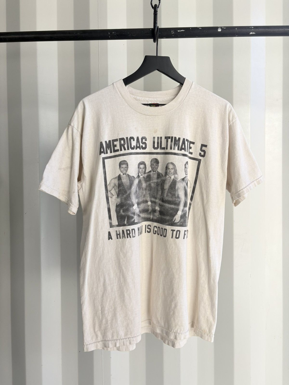 Vintage Vintage Hard Man Shirt Faded Distressed Grunge Band BDSM Size US XL / EU 56 / 4 - 4 Thumbnail