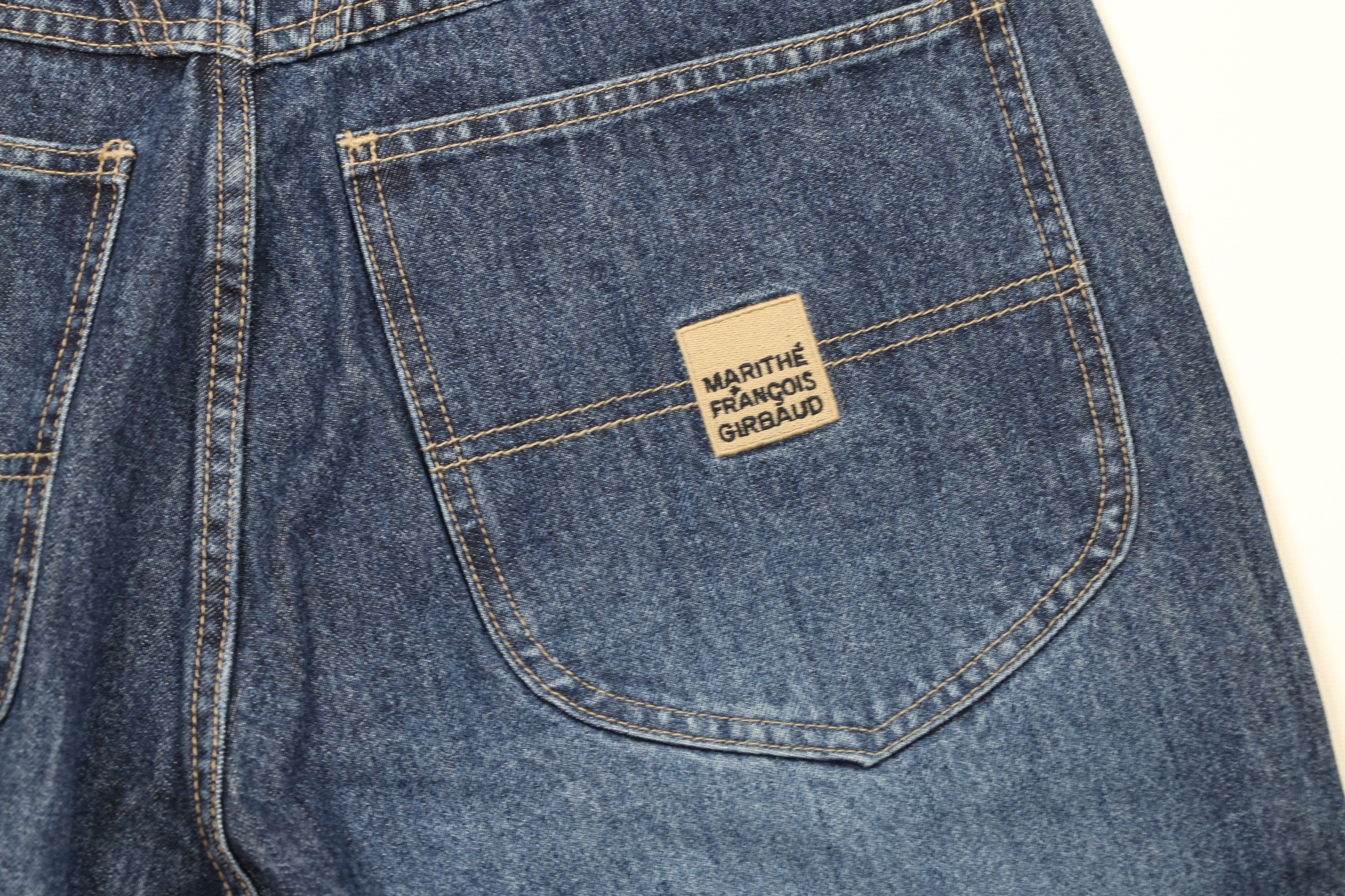 Marithe + Francois Girbaud × Vintage Deadstock Vintage 90s Marithe Francois Girbaud Shorts Blue Size US 32 / EU 48 - 14 Thumbnail