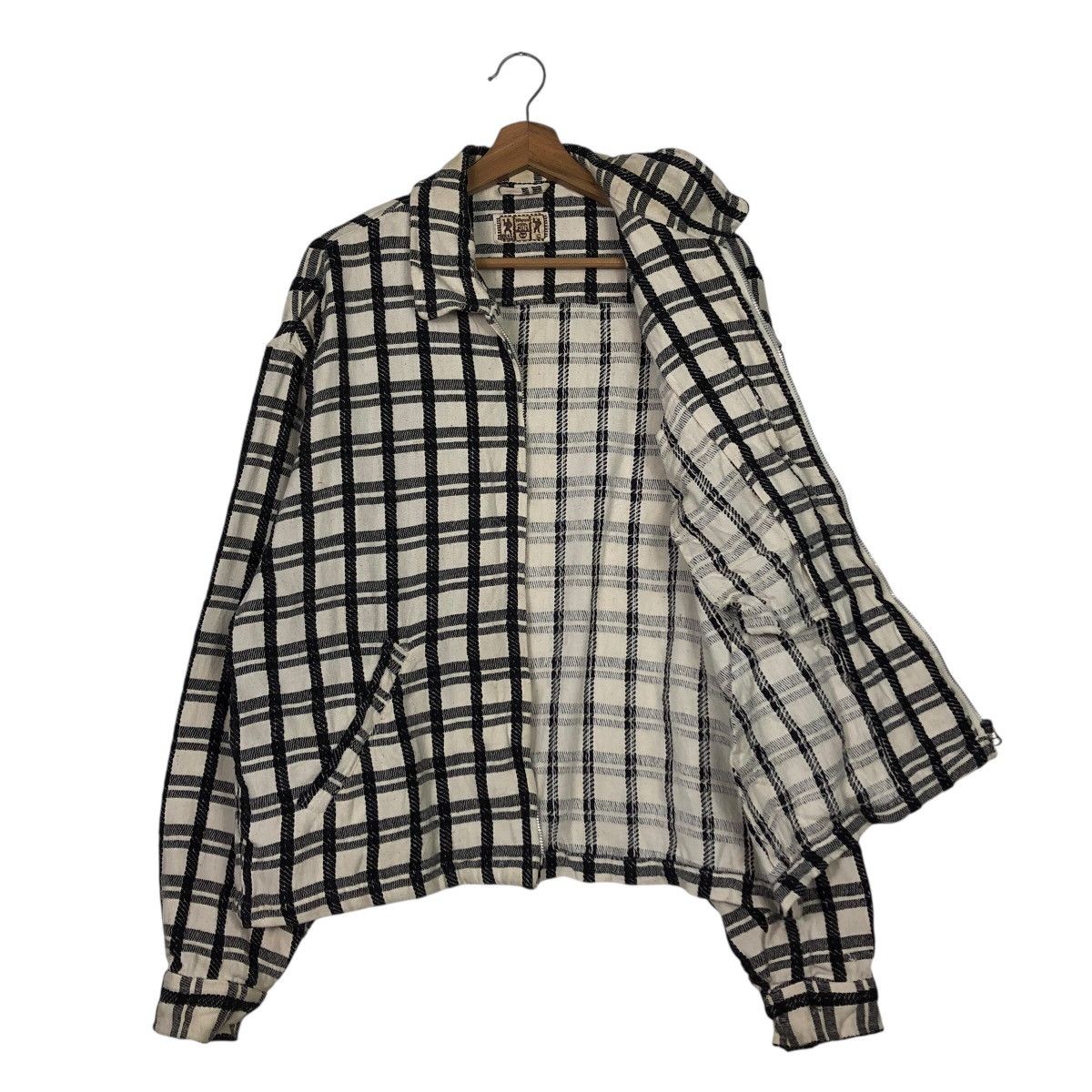 Japanese Brand 📌Vintage Bomber Jacket Tartan Design Milagosta Issey Miyake Size US L / EU 52-54 / 3 - 12 Thumbnail