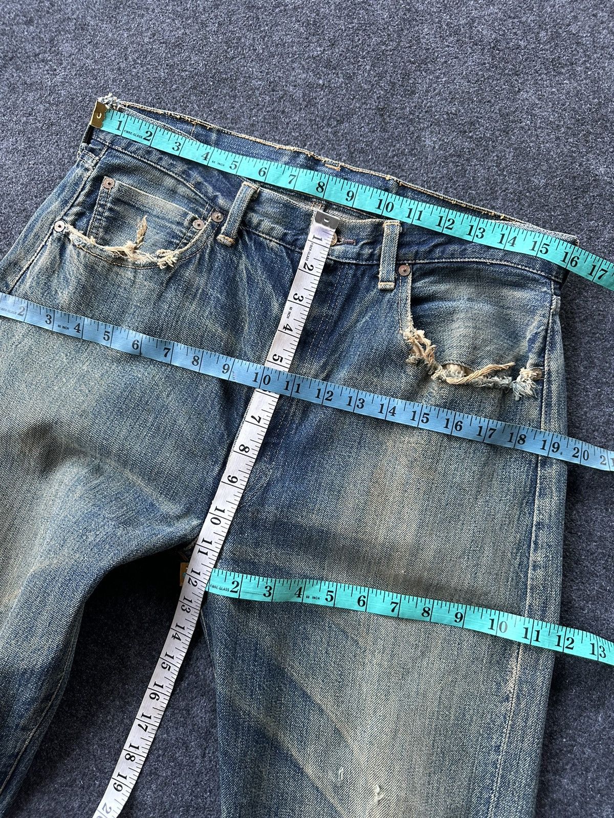 Vintage Smith’s Worn Distressed Rare Denim D141
