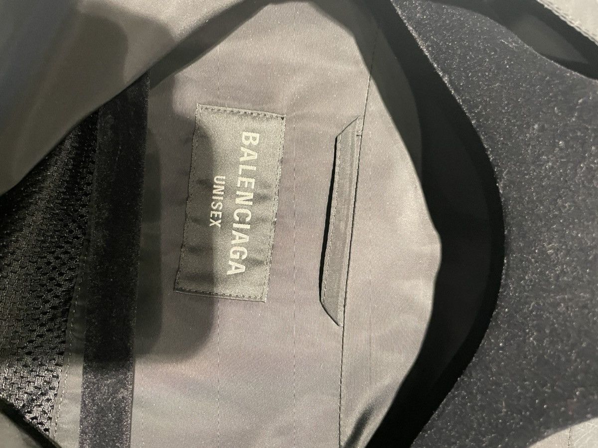 Balenciaga Zip-Up Jacket in black light technical micro faille Size US S / EU 44-46 / 1 - 5 Thumbnail