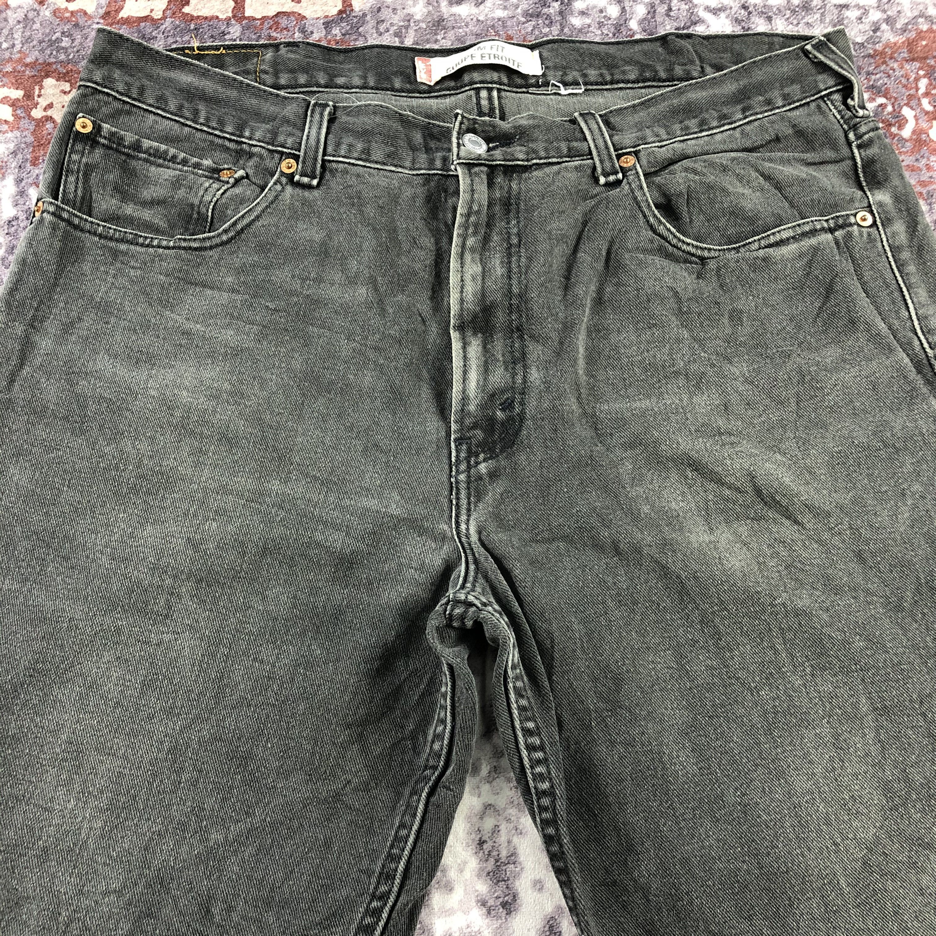 Levi's × Vintage Vintage Faded Black Levis Jeans-JM3062 Size US 37 - 3 Thumbnail