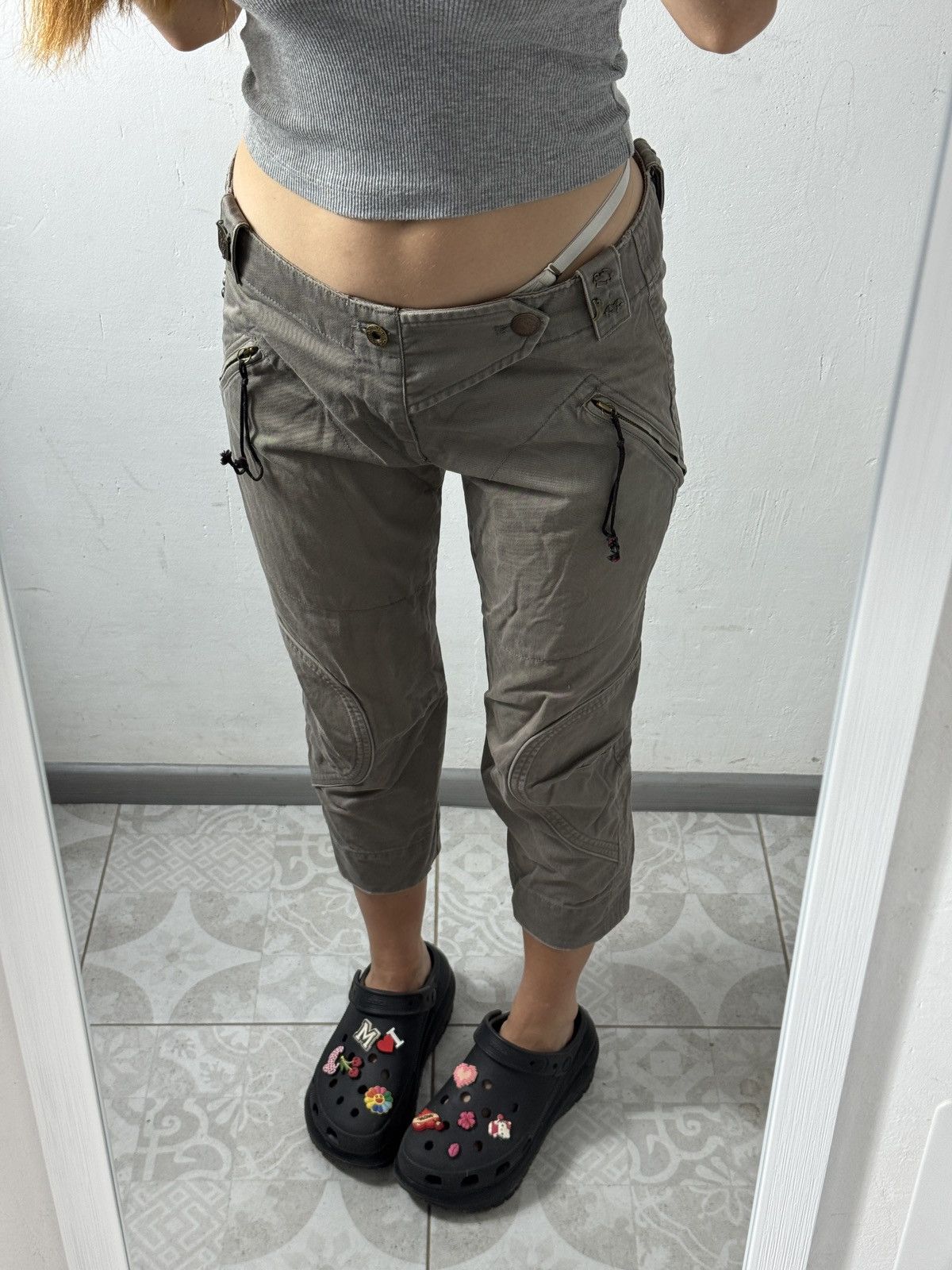 Diesel VINTAGE DIESEL 2000s BREECHES Size 27" / US 4 / IT 40 - 3 Thumbnail