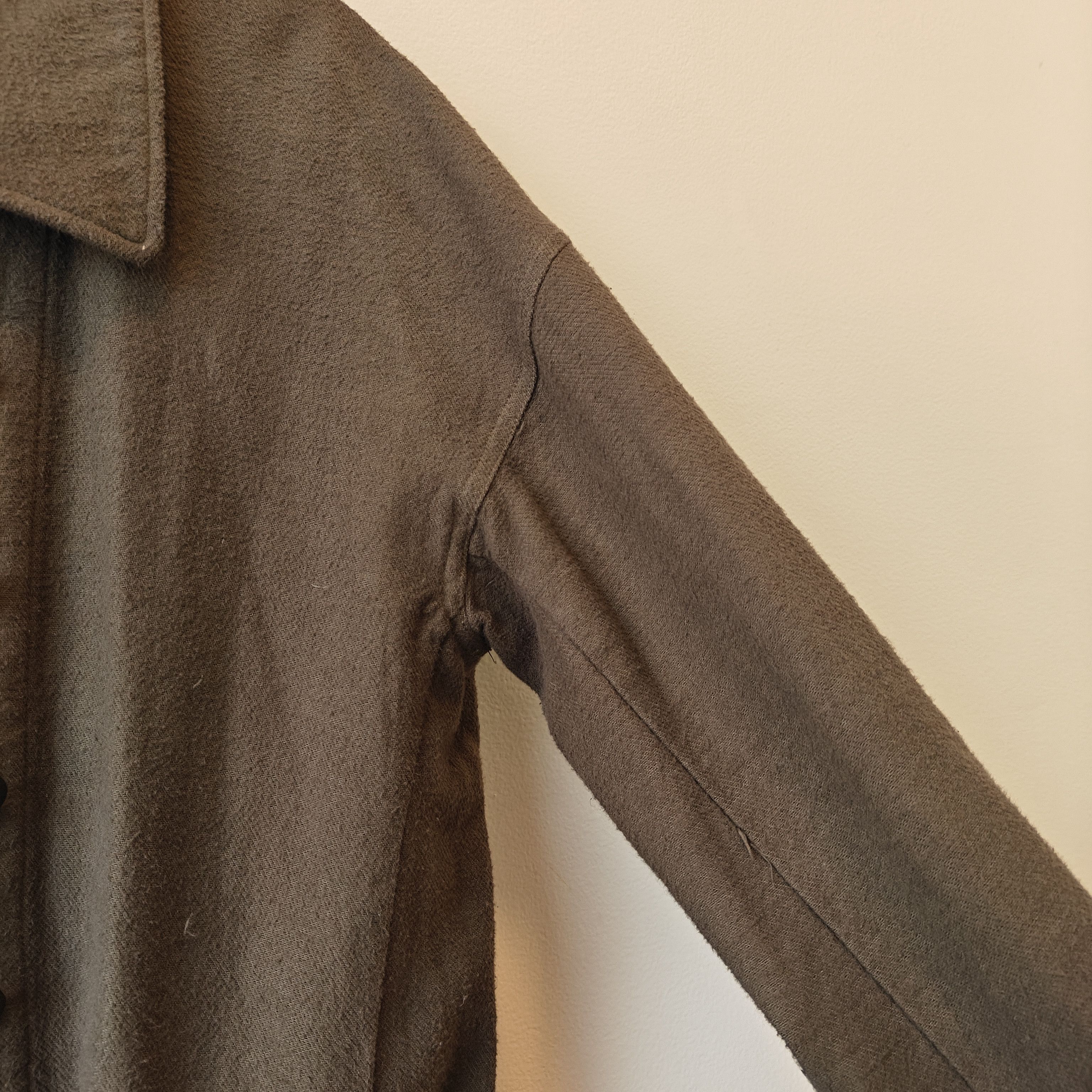 The Viridi-anne NWT BRUSHED TWILL Double Breasted JACKET Size 2/M $1135 Size US M / EU 48-50 / 2 - 3 Thumbnail