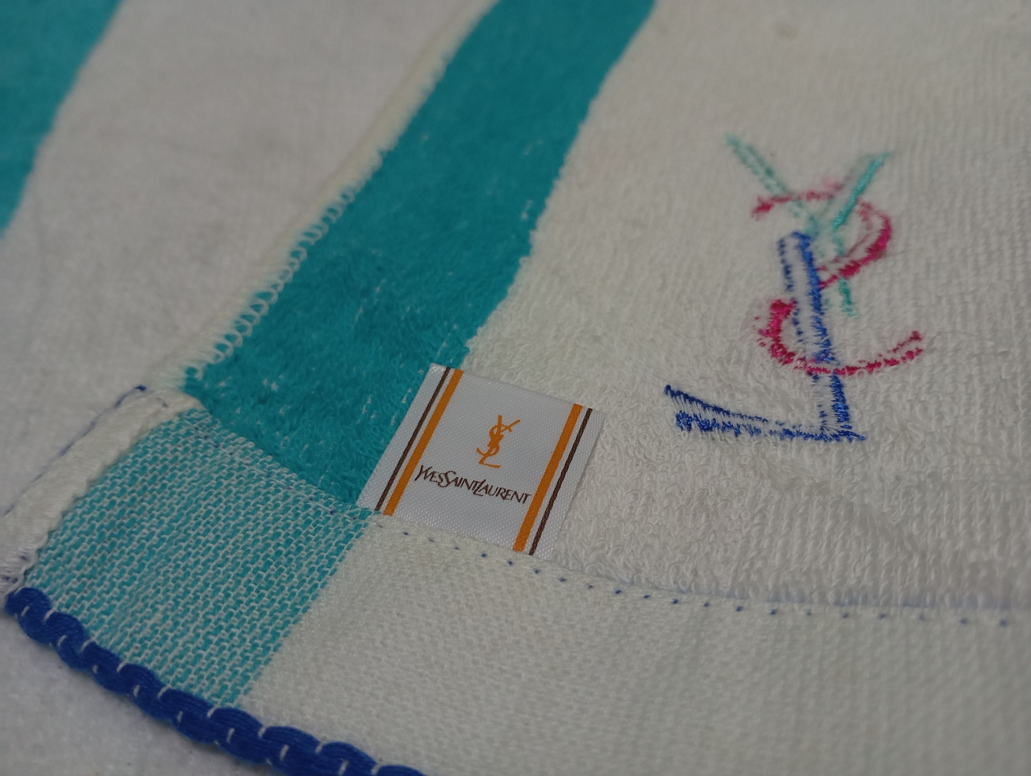 Yves Saint Laurent YSL Yves Saint Laurent Hand Towel Handkerchief Size ONE SIZE - 2 Thumbnail