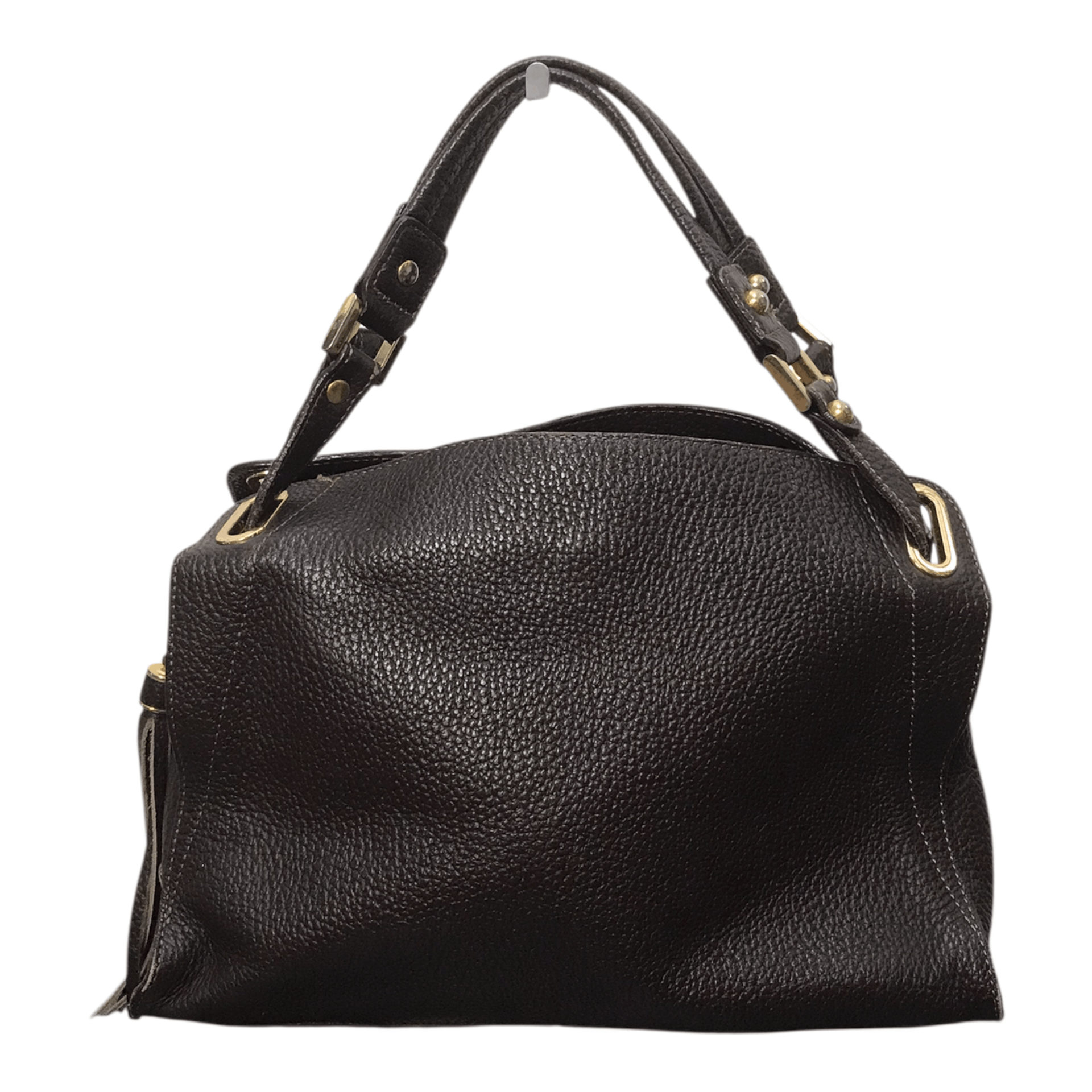 Leather Ianne Paris Brown Leather Bag Size ONE SIZE - 4 Thumbnail
