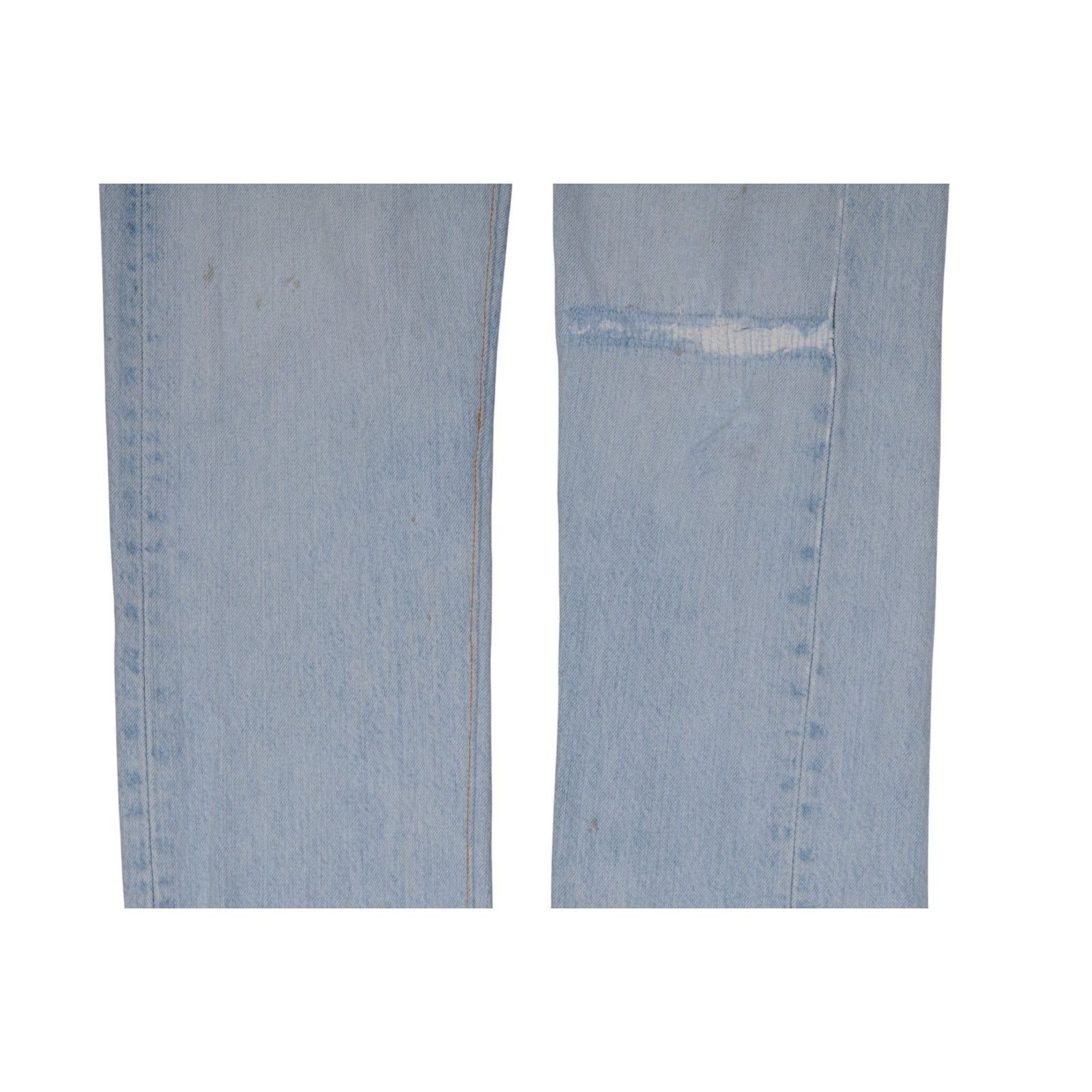 Gallery Dept. Gallery Dept 5001 Jean 32x32 Light Blue Wash Denim Raw Hem Size US 32 / EU 48 - 4 Thumbnail