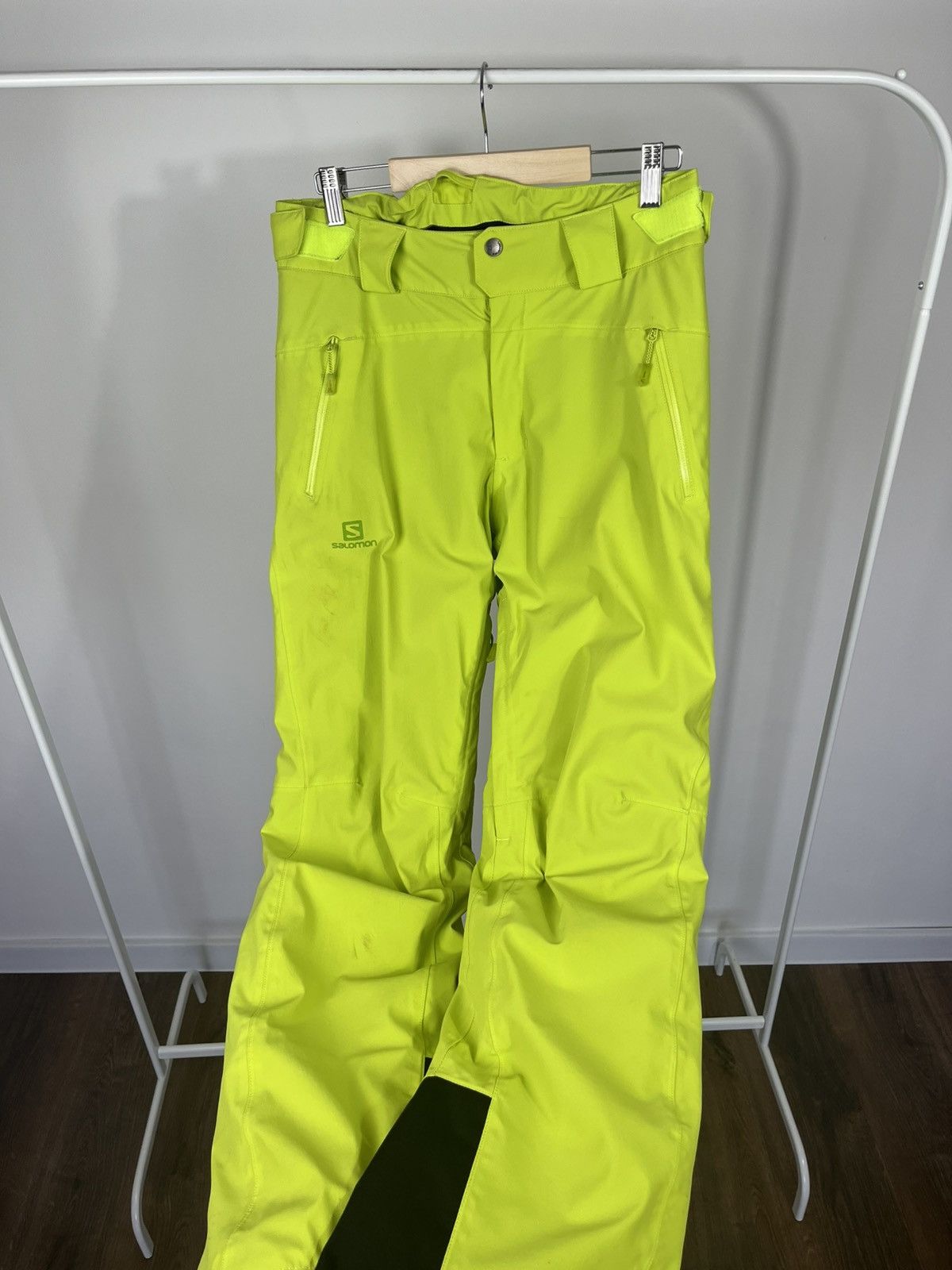 Salomon Salomon Ski Pants Yellow Snow Outdoor S AdvancedSkin Dry Size US 30 / EU 46 - 6 Thumbnail