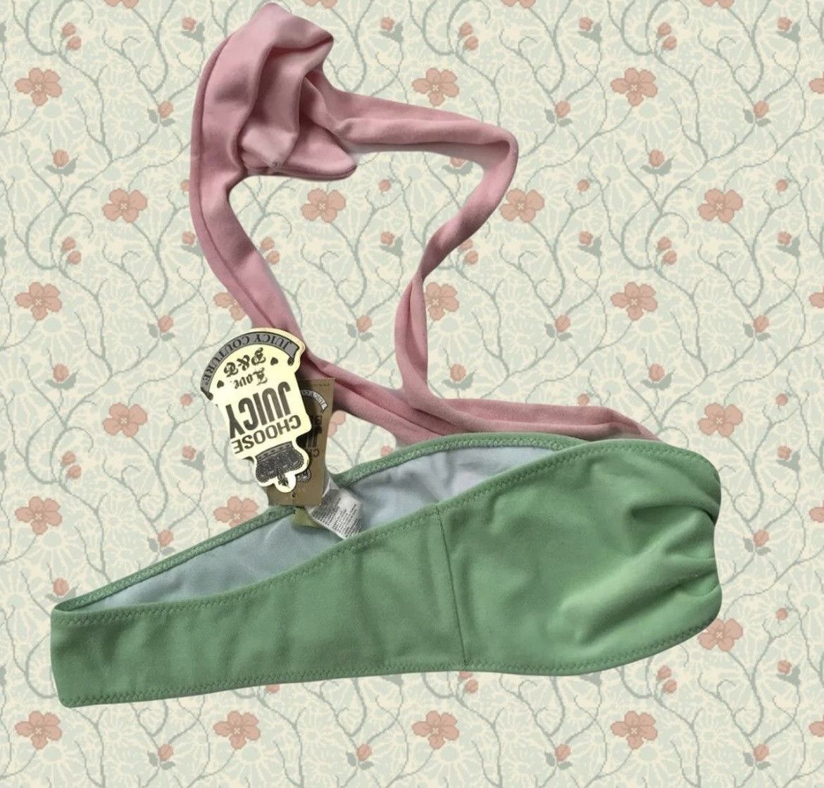 Designer × Juicy Couture × Vintage NWT Juicy Couture bikini Pink & Green Size M / US 6-8 / IT 42-44 - 3 Thumbnail
