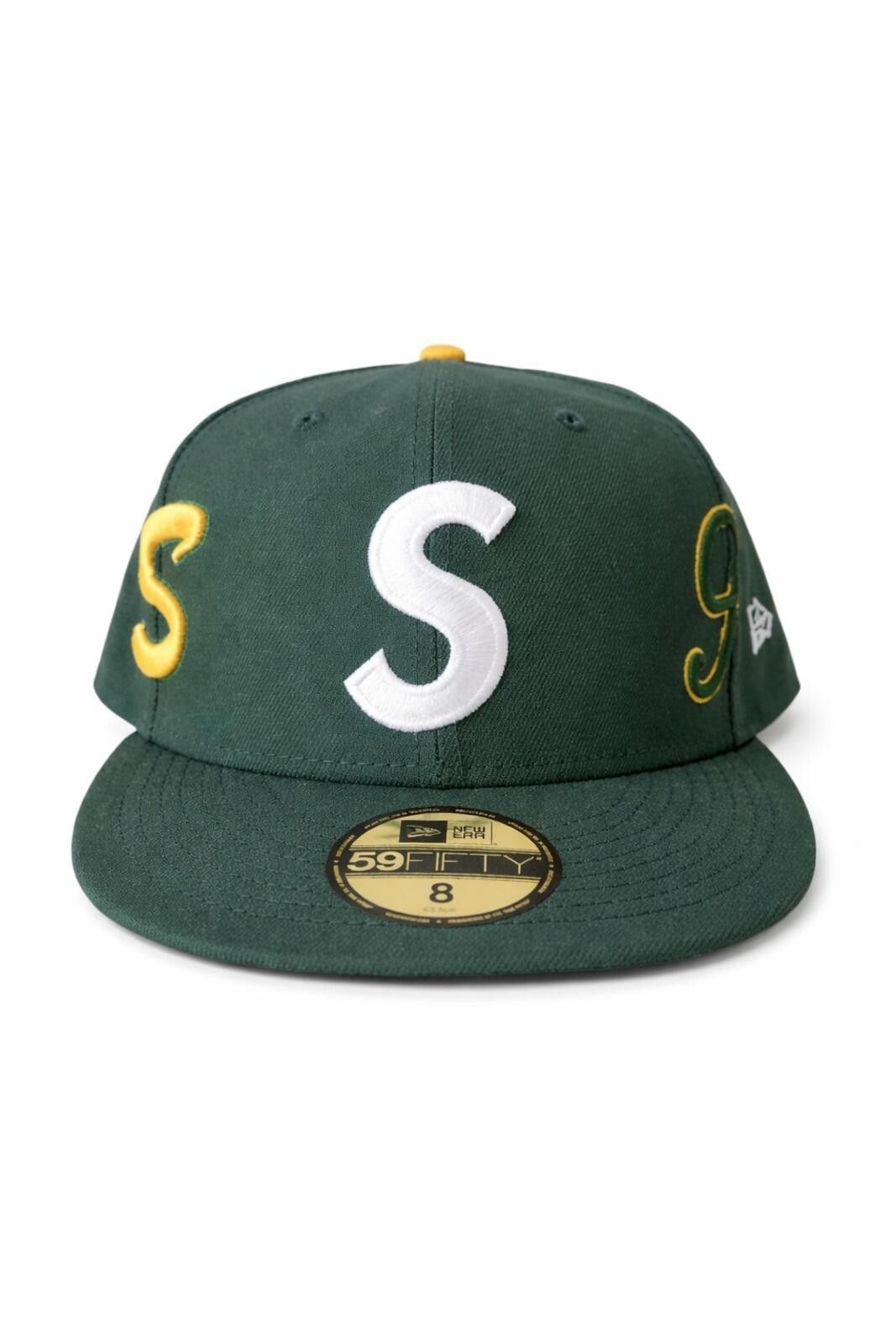 New Era × Supreme Supreme S Logo Fitted Hat New Era Cap Brown FW22