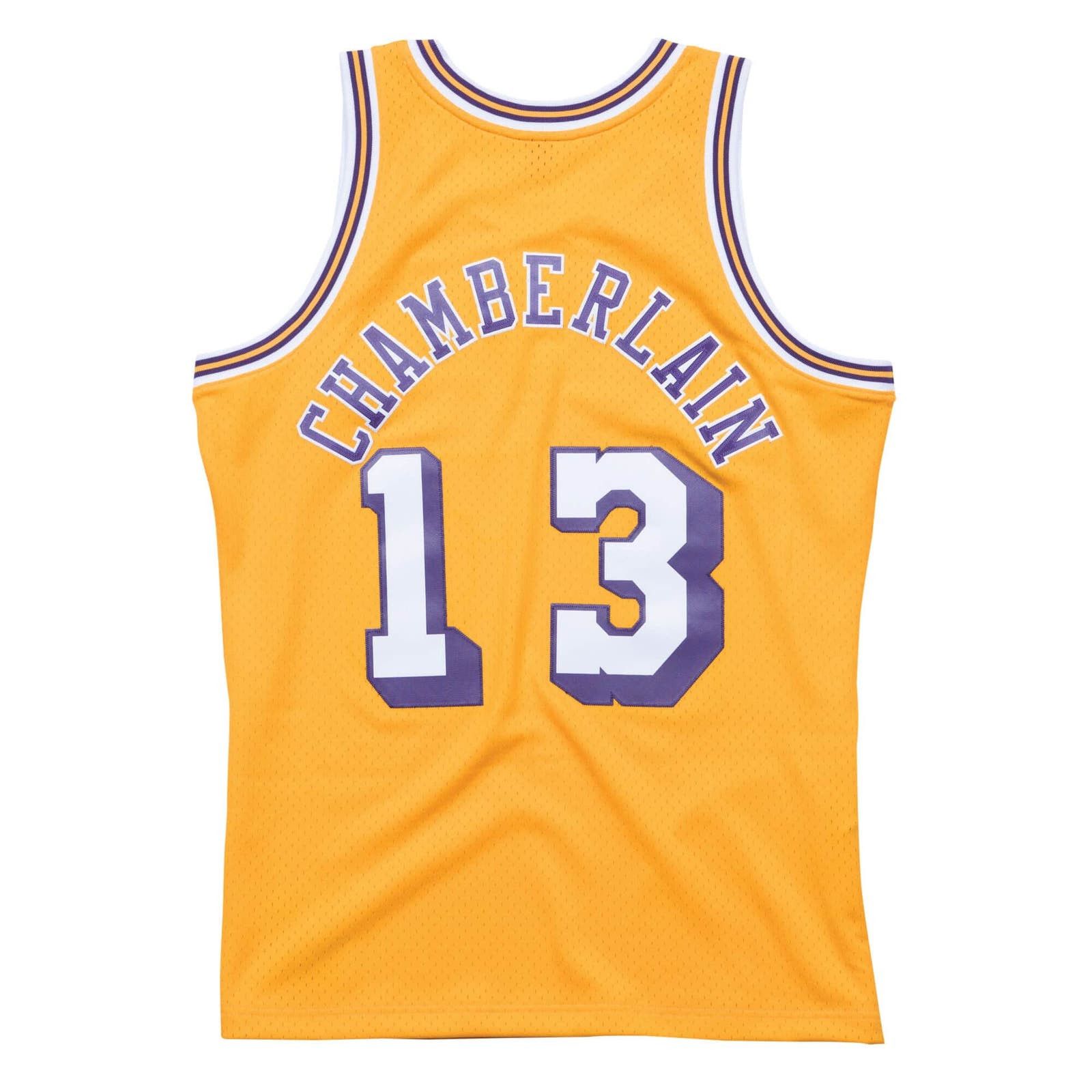 Image of Mitchell Ness Mitchell & Ness 1971-72 Wilt Chamberlain La Lakers Swingman, Men's (Size XL)