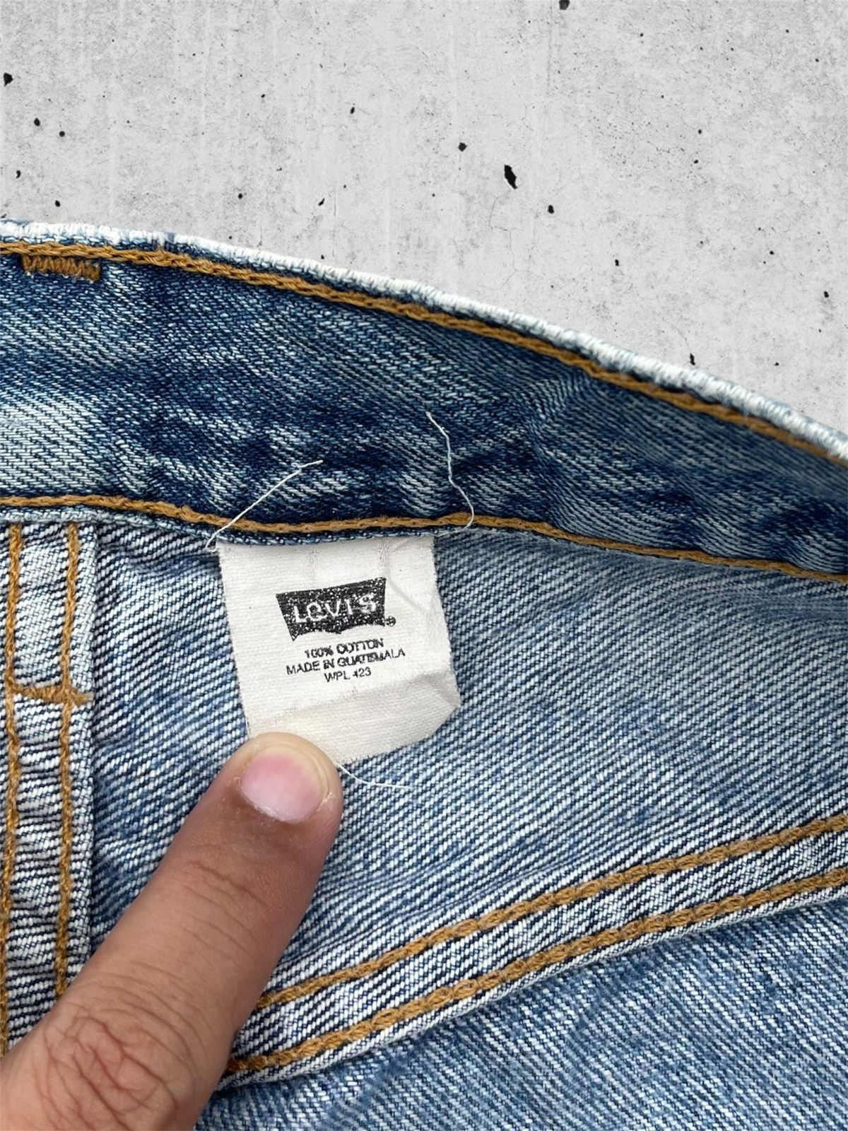 Levi's 🔥 Levi's 501 Distressed Denim Vintage W33🔥 Size US 33 - 9 Thumbnail