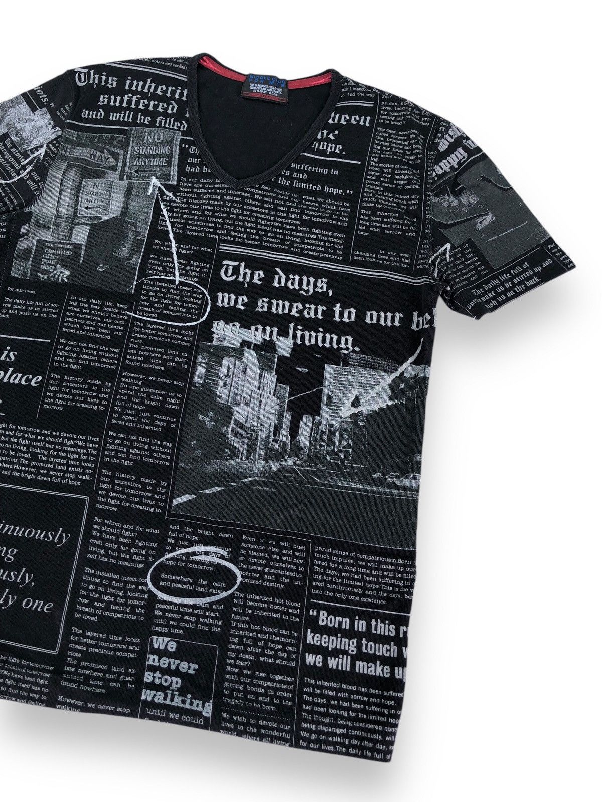 14th Addiction × Hysteric Glamour × Nicole Club Nicole Club For Men Y2K Style T-shirt Size US S / EU 44-46 / 1 - 3 Thumbnail